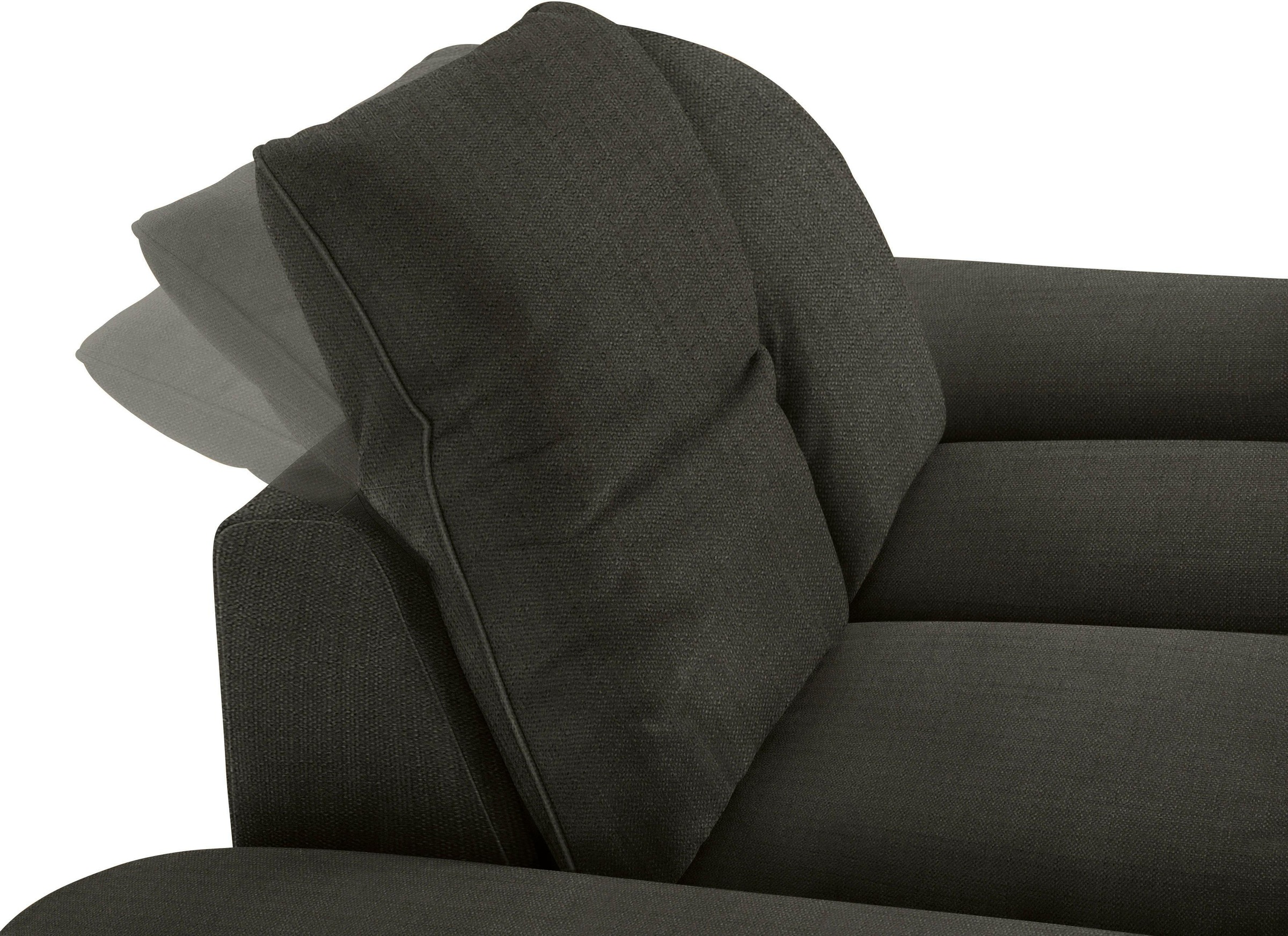 W.SCHILLIG 2-Sitzer »enjoy&MORE«, mit Sitztiefenverstellung, Füße silber matt, Breite 202 cm