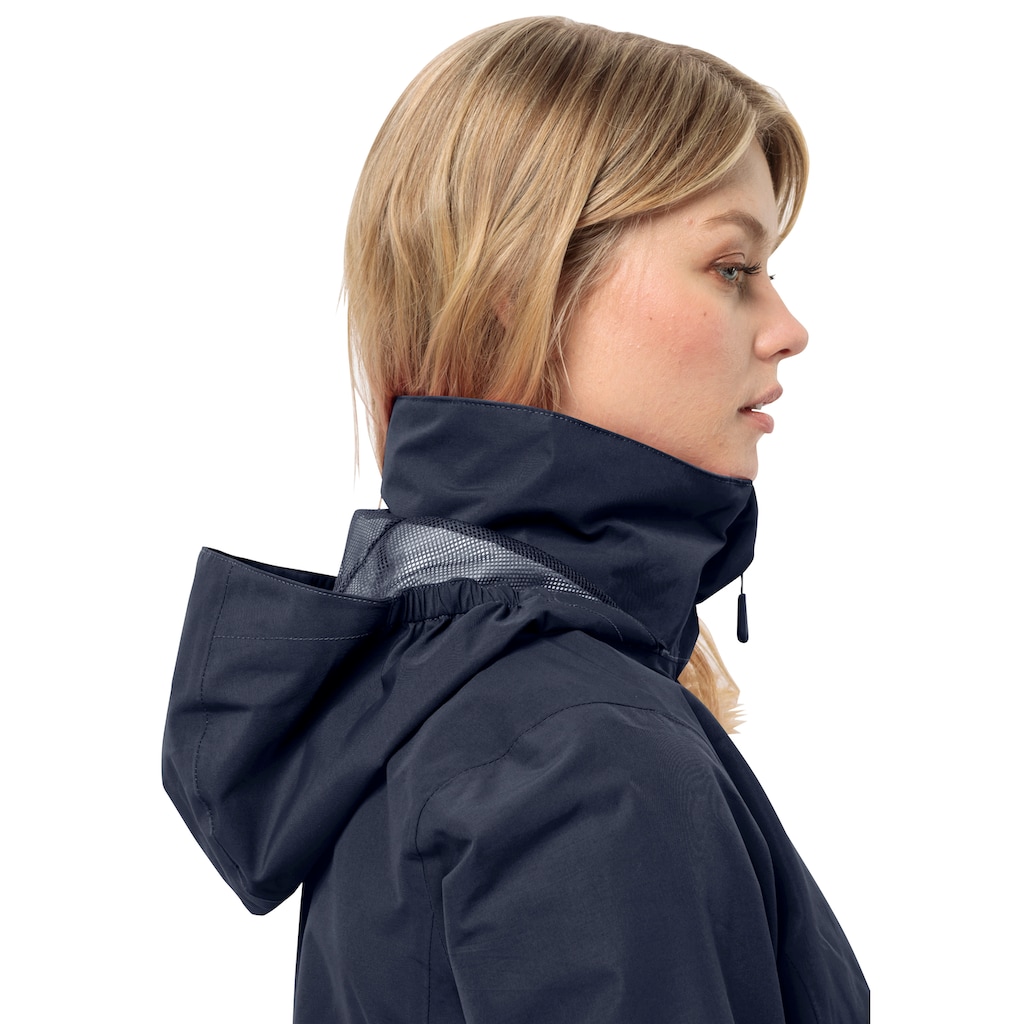 Jack Wolfskin Funktionsjacke »STORMY POINT 2L JKT W«, mit Kapuze