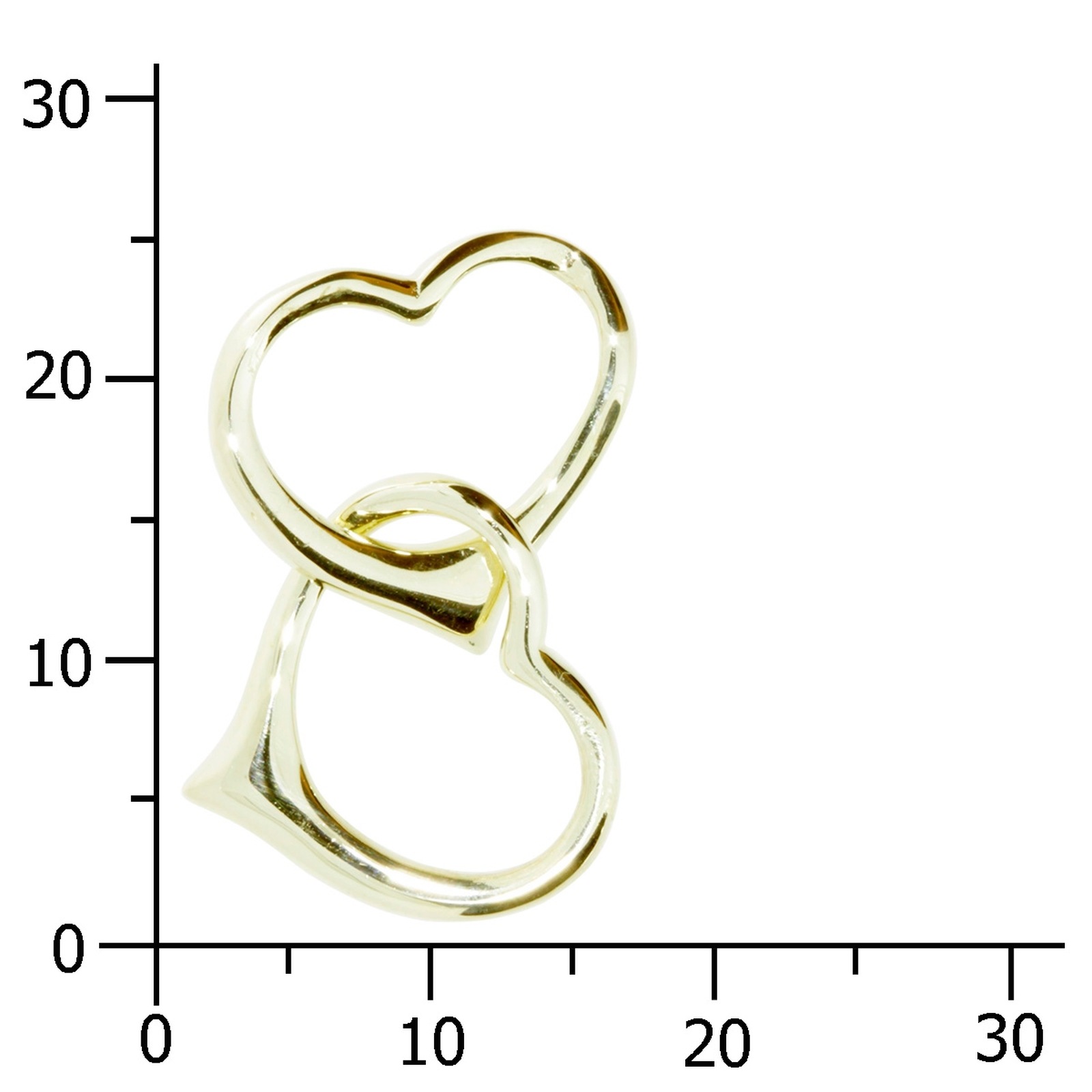 OSTSEE-SCHMUCK Kettenanhänger »- Herz - Gold 333/000 - ,«