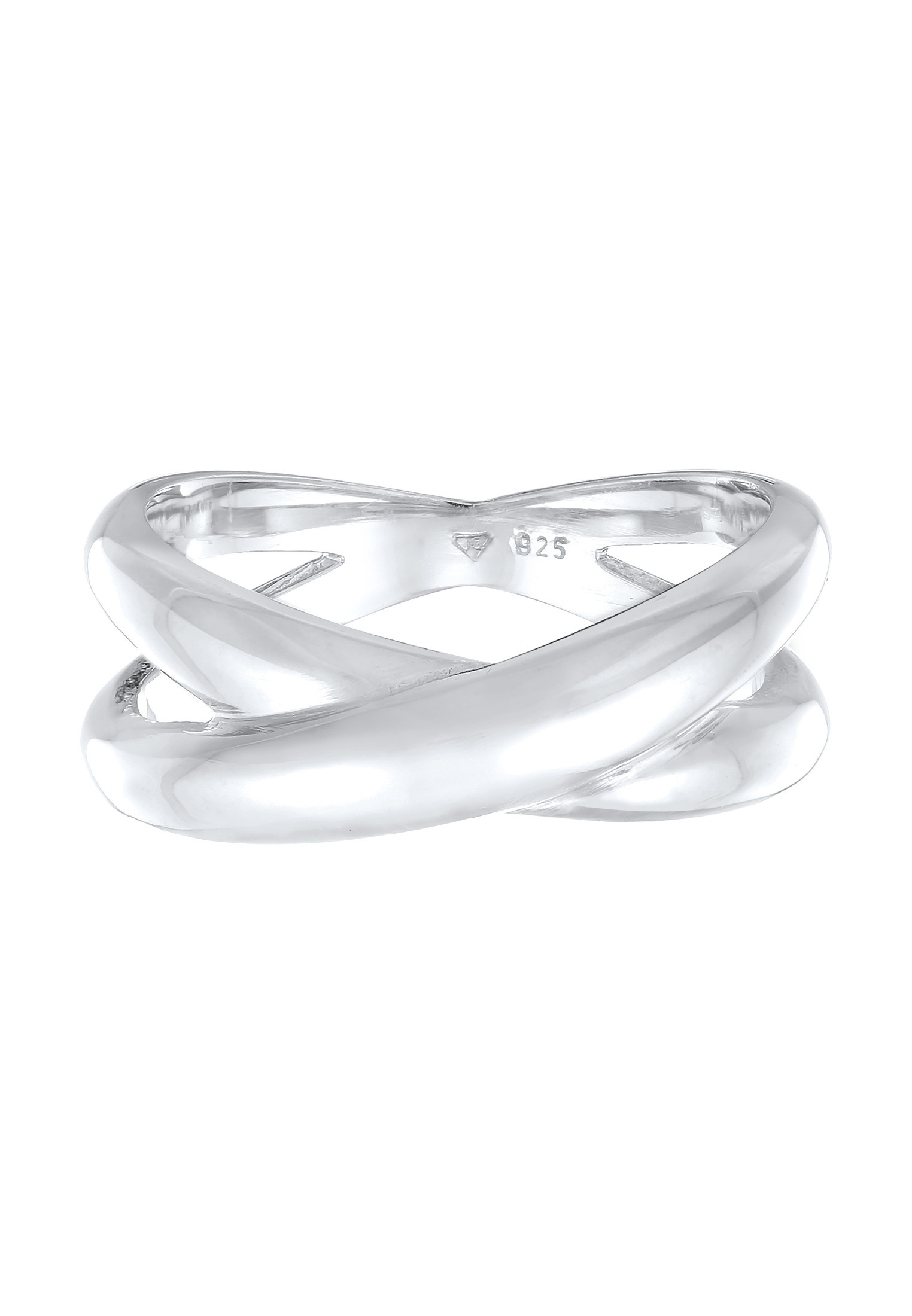 Elli Silberring »Ring X Wickelring Kreuz 925 Silber«
