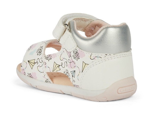 Geox Lauflernschuh »B SANDAL TAPUZ GIRL«, Sandale, Klettschuh, Babyschuh mit Klettverschlüssen