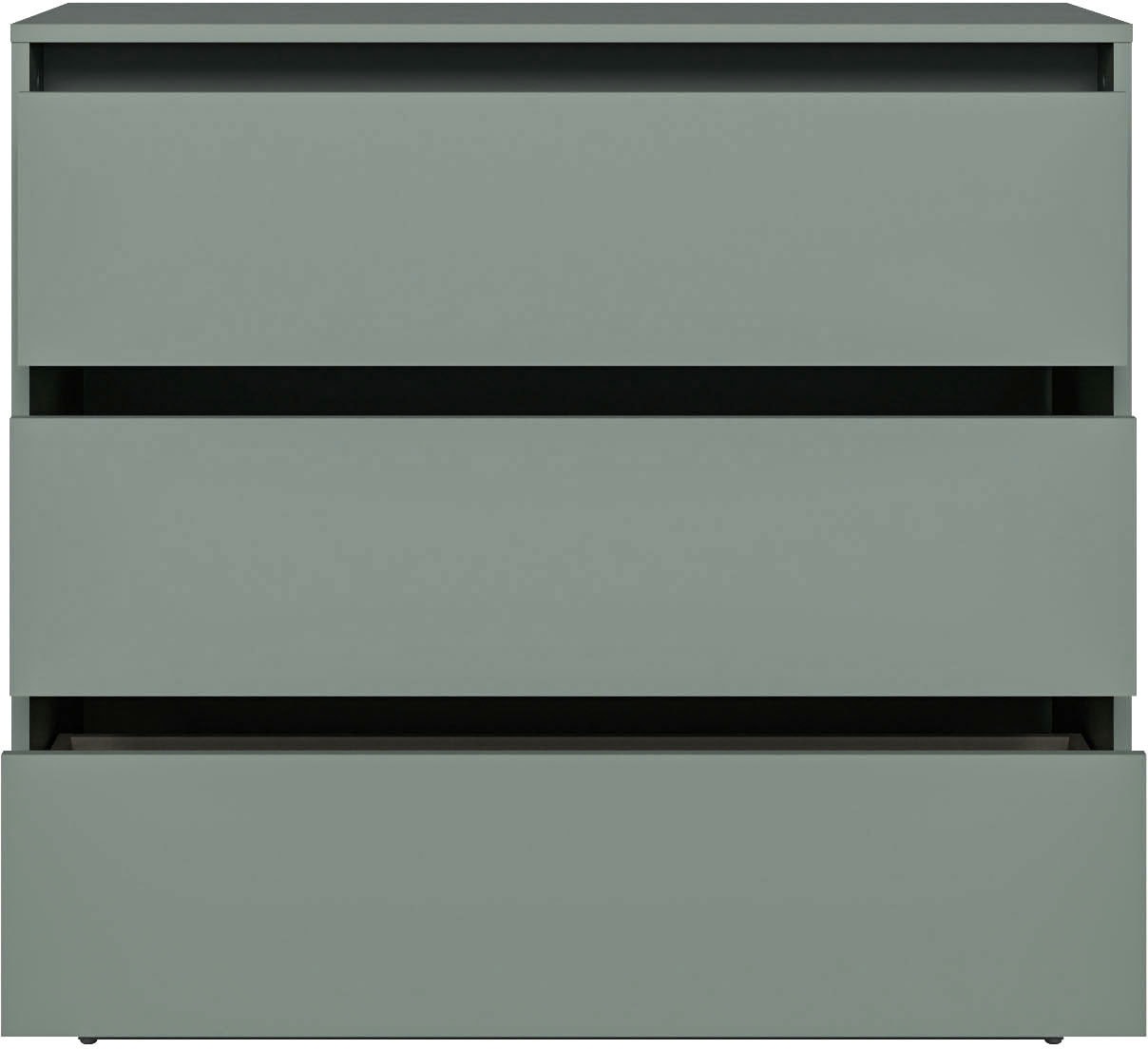FORTE Kommode »Tahoe Kommode, 3 Schubkästen, grifflos, Stauraum« B/H/T 93,5/86,7/41,4 cm viel Stauraum