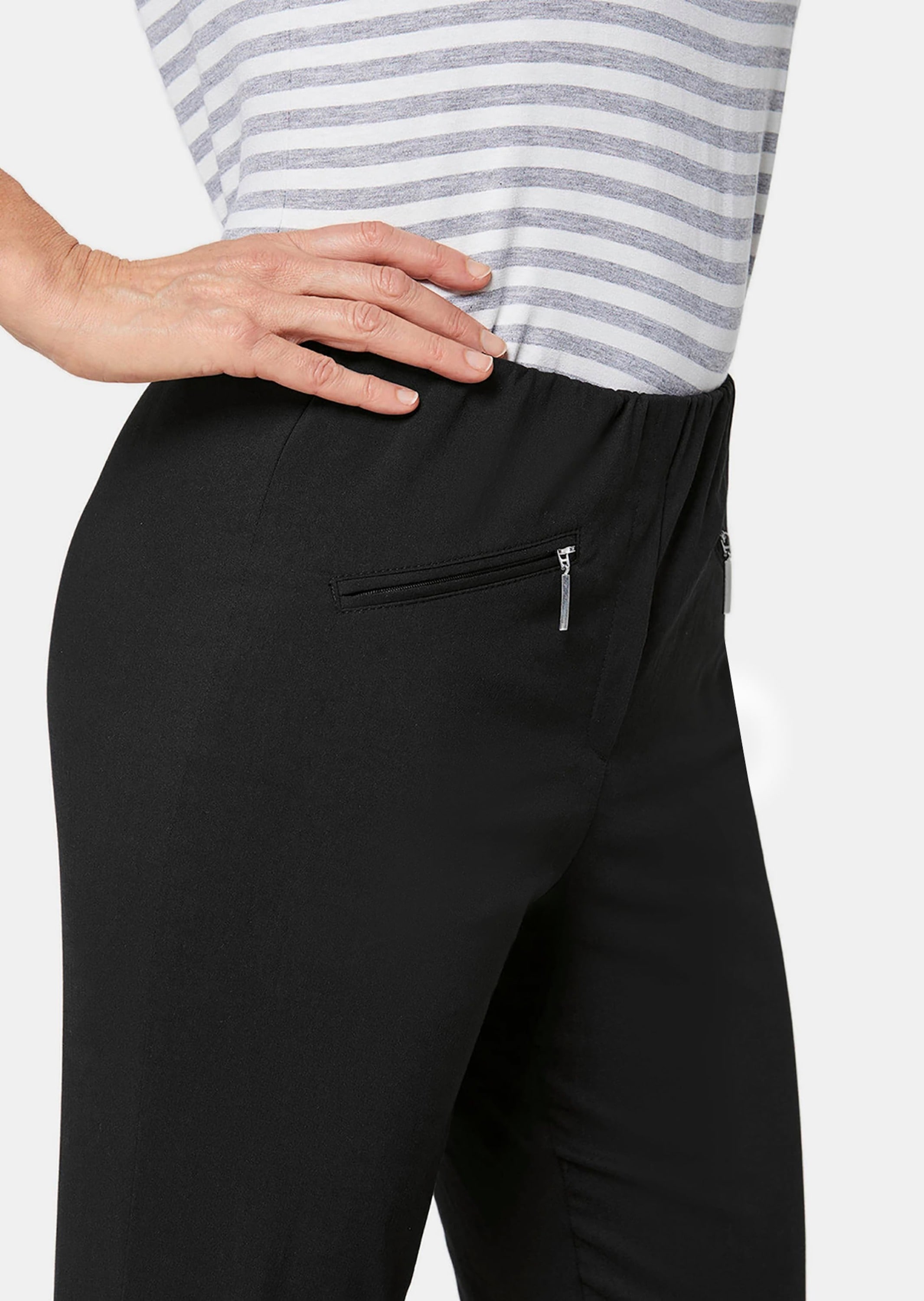 GOLDNER 2-in-1-Hose »Bengalinhose LOUISA Superelastische Hose LOUISA mit Reißverschlusstaschen«