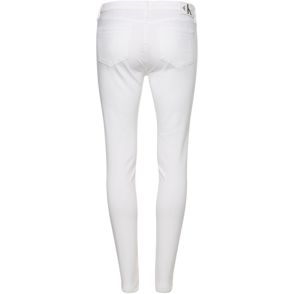 Calvin Klein Jeans Skinny-fit-Jeans »MID RISE SKINNY«, mit Calvin Klein jeans Markenlabel