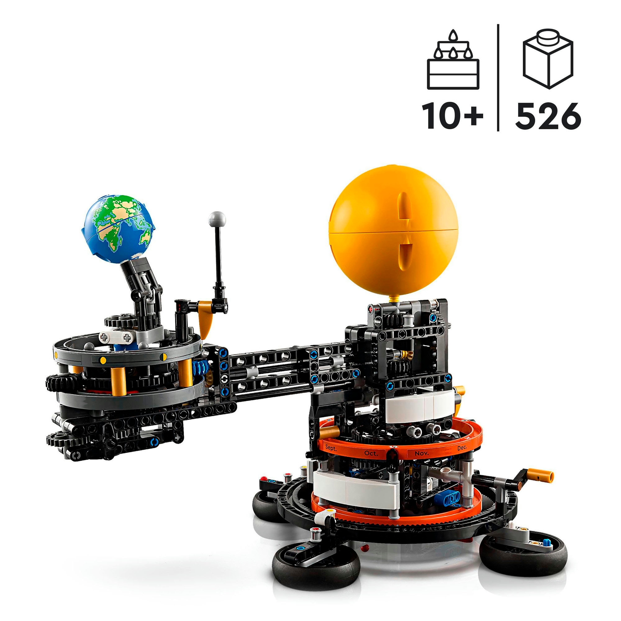 LEGO® Konstruktionsspielsteine »Sonne Erde Mond Modell (42179), LEGO® Technic«, (526 St.), Made in Europe