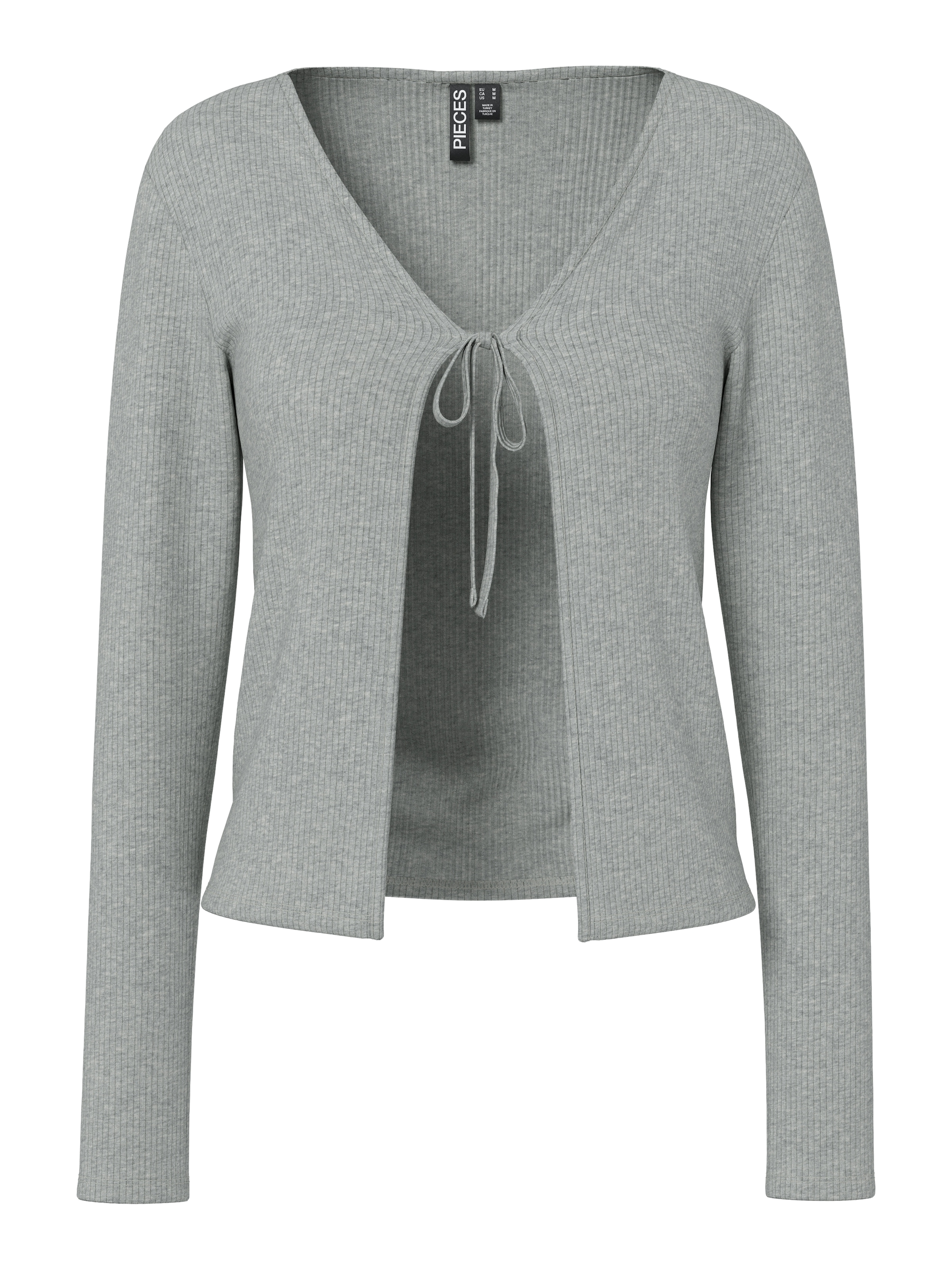 pieces Strickjacke »PCKITTE LS TIE CARDIGAN JRS NOOS BC« mit Bindeband
