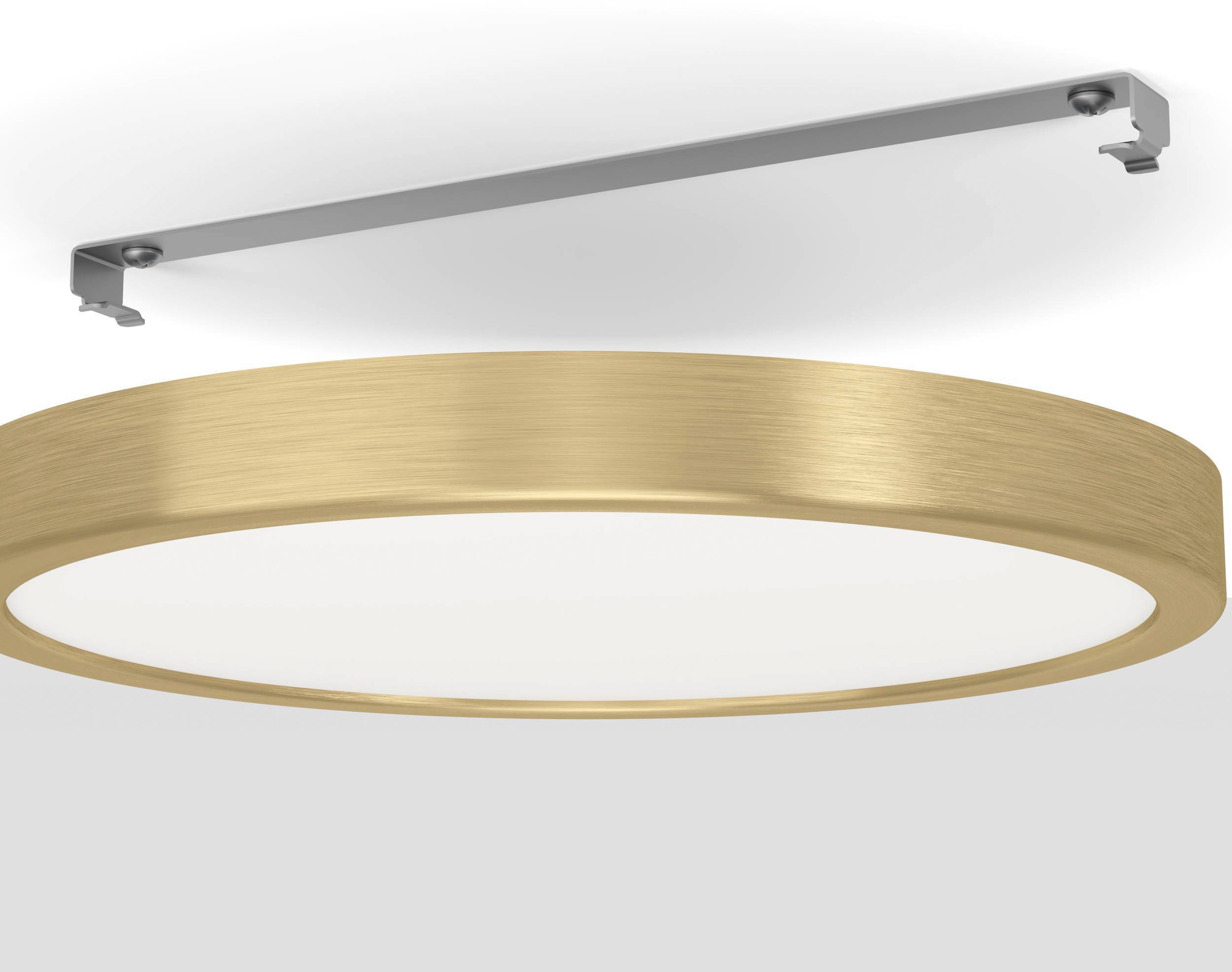 EGLO Deckenleuchte »FUEVA 5 Deckenlampe, IP44, geringe Aufbauhöhe, 20 Watt, Rund« LED-Modul 1 Stk. Warmweiß Aufbauleuchte, Badezimmer, Bad-Deckenlampe, modern,  28,5x2,8cm