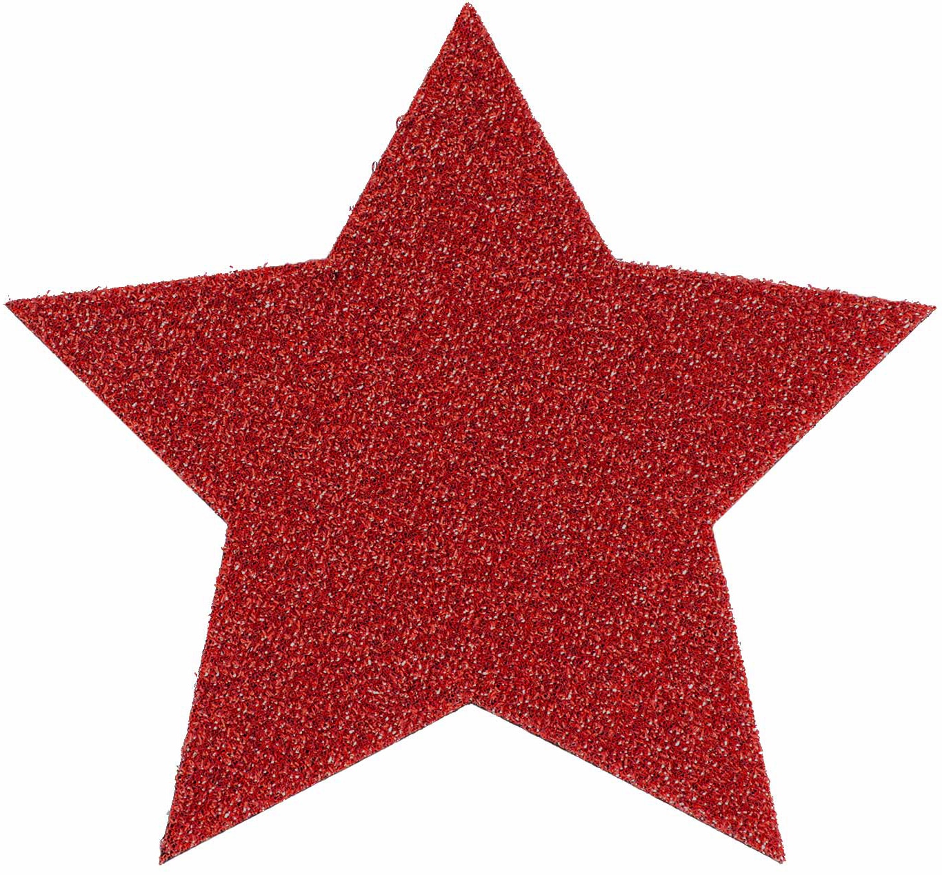 Primaflor-Ideen in Textil Platzset »Stern, Weihnachtsdeko rot«, (Set, 6 St.), ideal als Untersetzer oder Tischdeko, Größe 16,5 cm