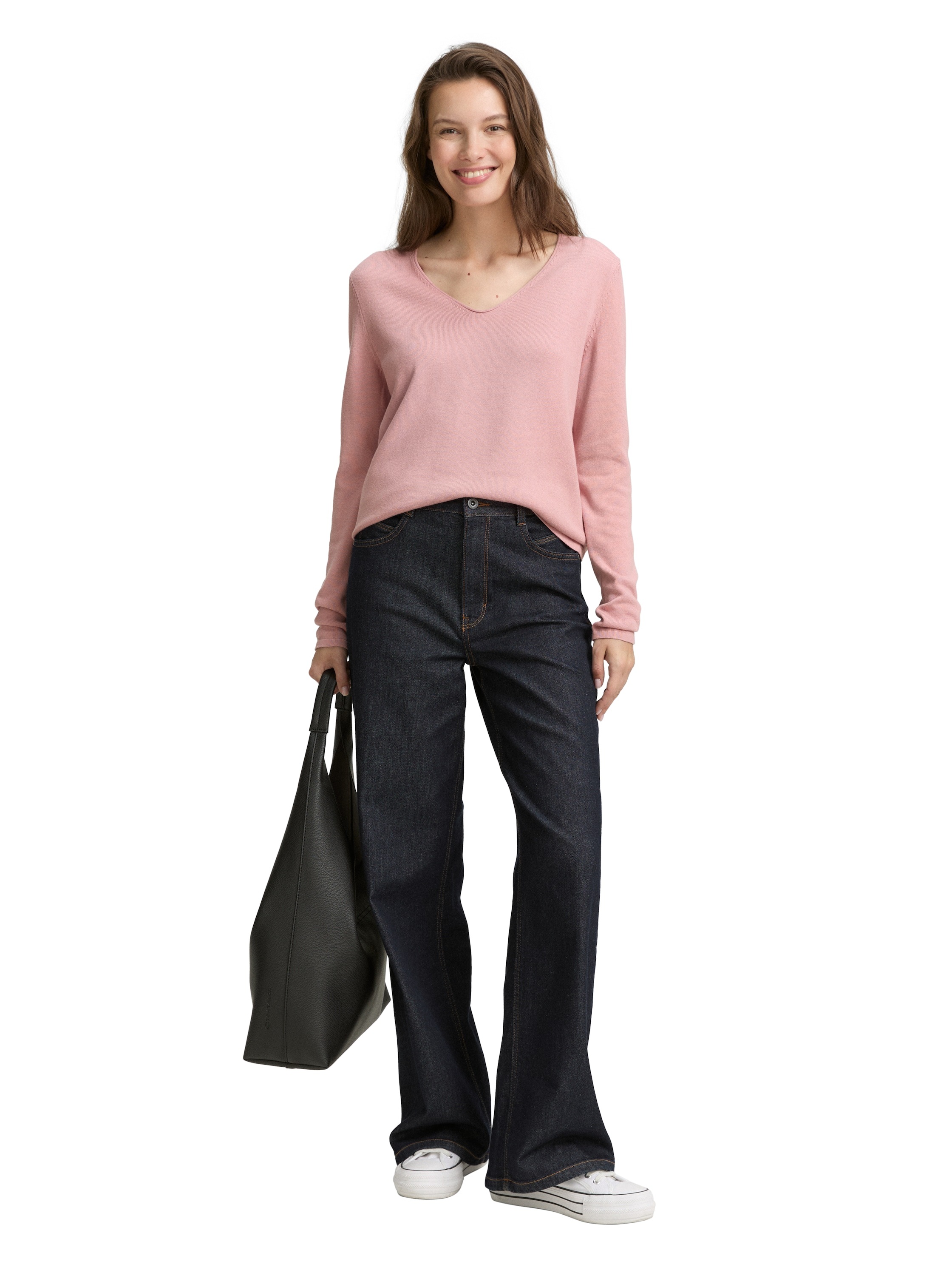 TOM TAILOR V-Ausschnitt-Pullover