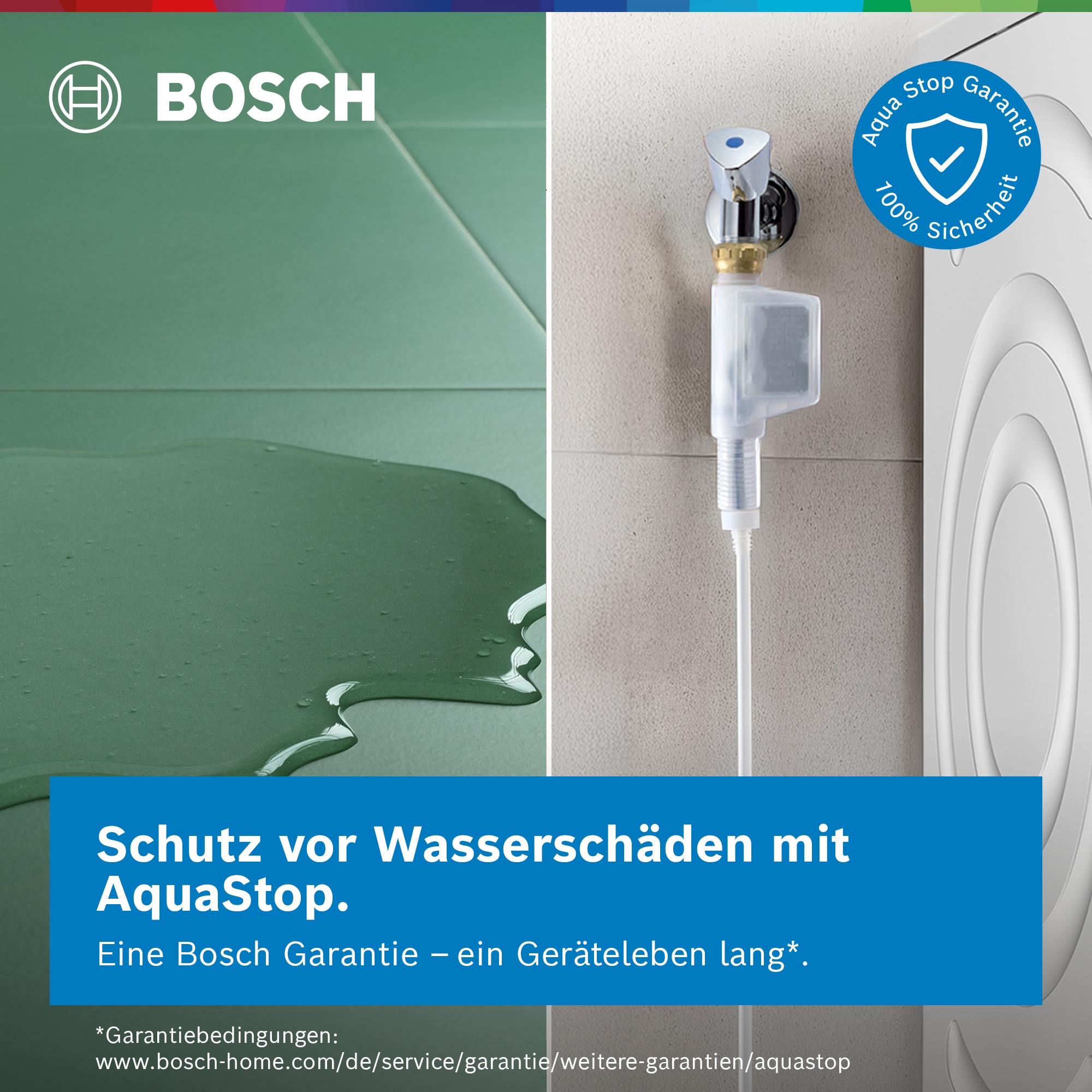 BOSCH Waschmaschine »WUU28T70« 8 kg 1400 U/min unterbaufähig, Speed Perfect, Hygiene Plus, großes LED-Display