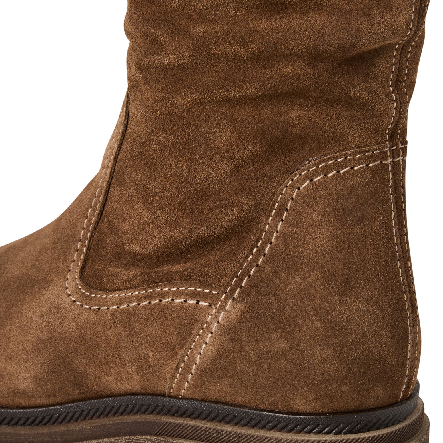 Tamaris Stiefel  , Blockabsatz, Langschaftstiefel mit slouchy Falten am Schaft