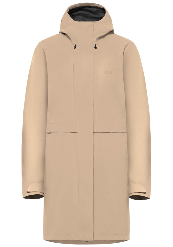 Jack Wolfskin Outdoorjacke »TERRAVIEW 2L COAT W« mit Kapuze