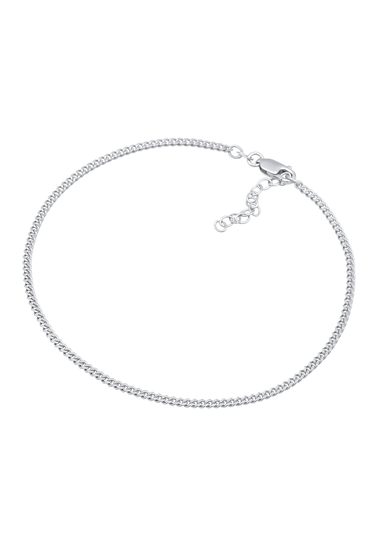 Elli Fußkette »Fußschmuck Panzer Kette Basic Zeitlos 925 Silber«