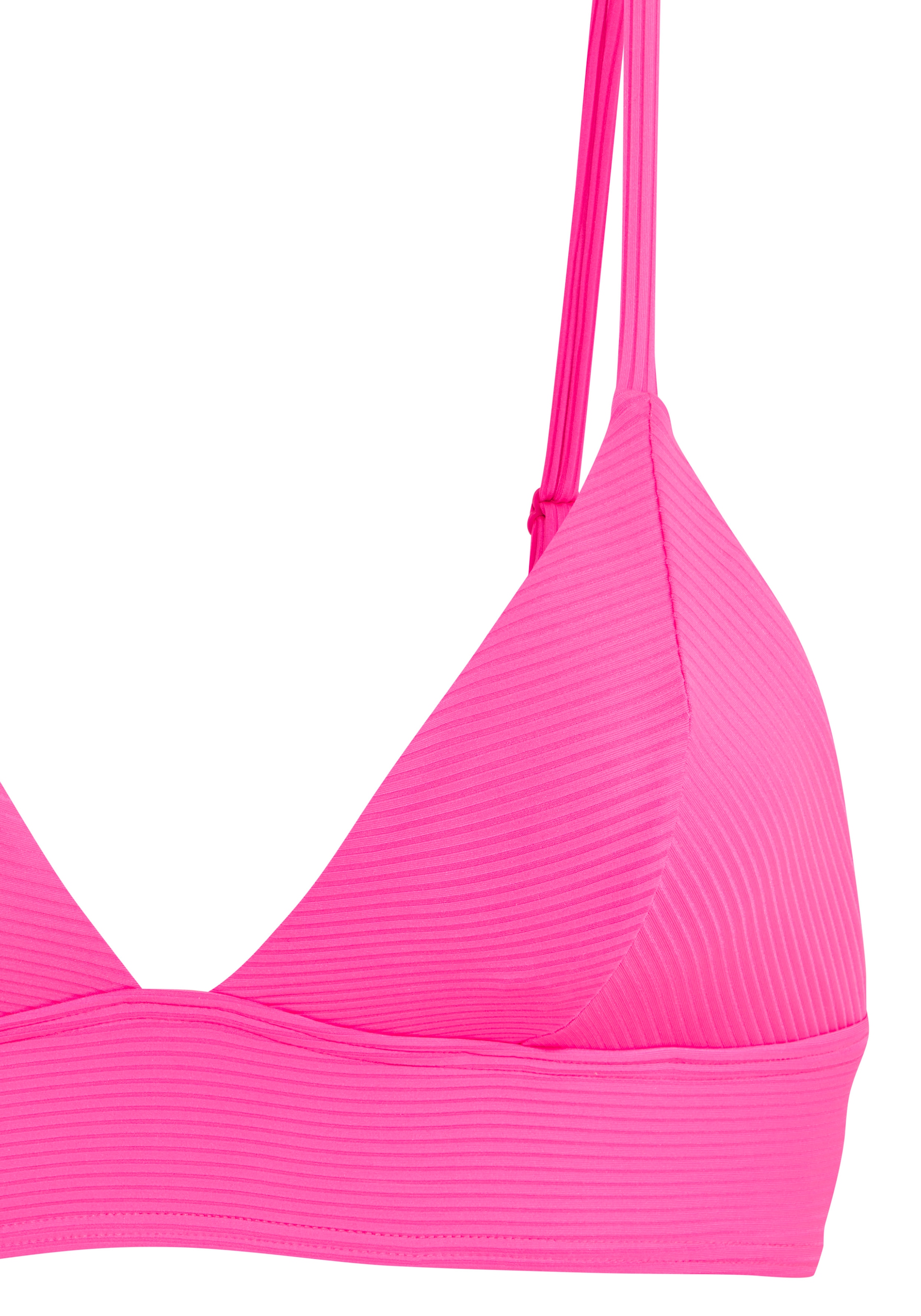 Venice Beach Triangel-Bikini-Top »Lucky« aus gerippter Strukturware