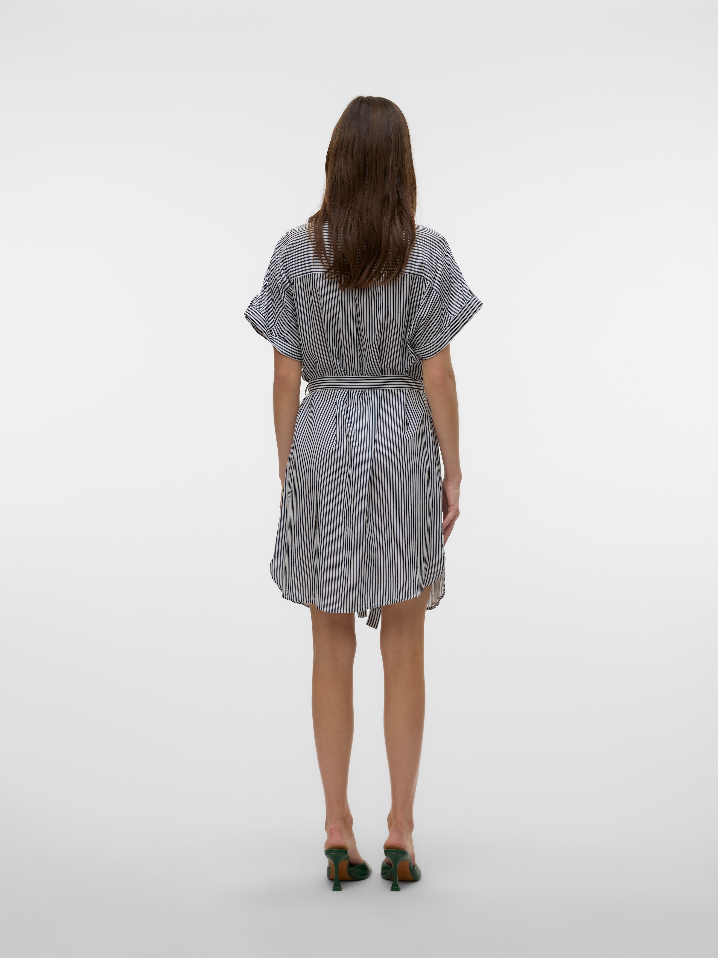 Vero Moda Midikleid »VMBUMPY SS SHORT SHIRT DRESS WVN GA NOOS«