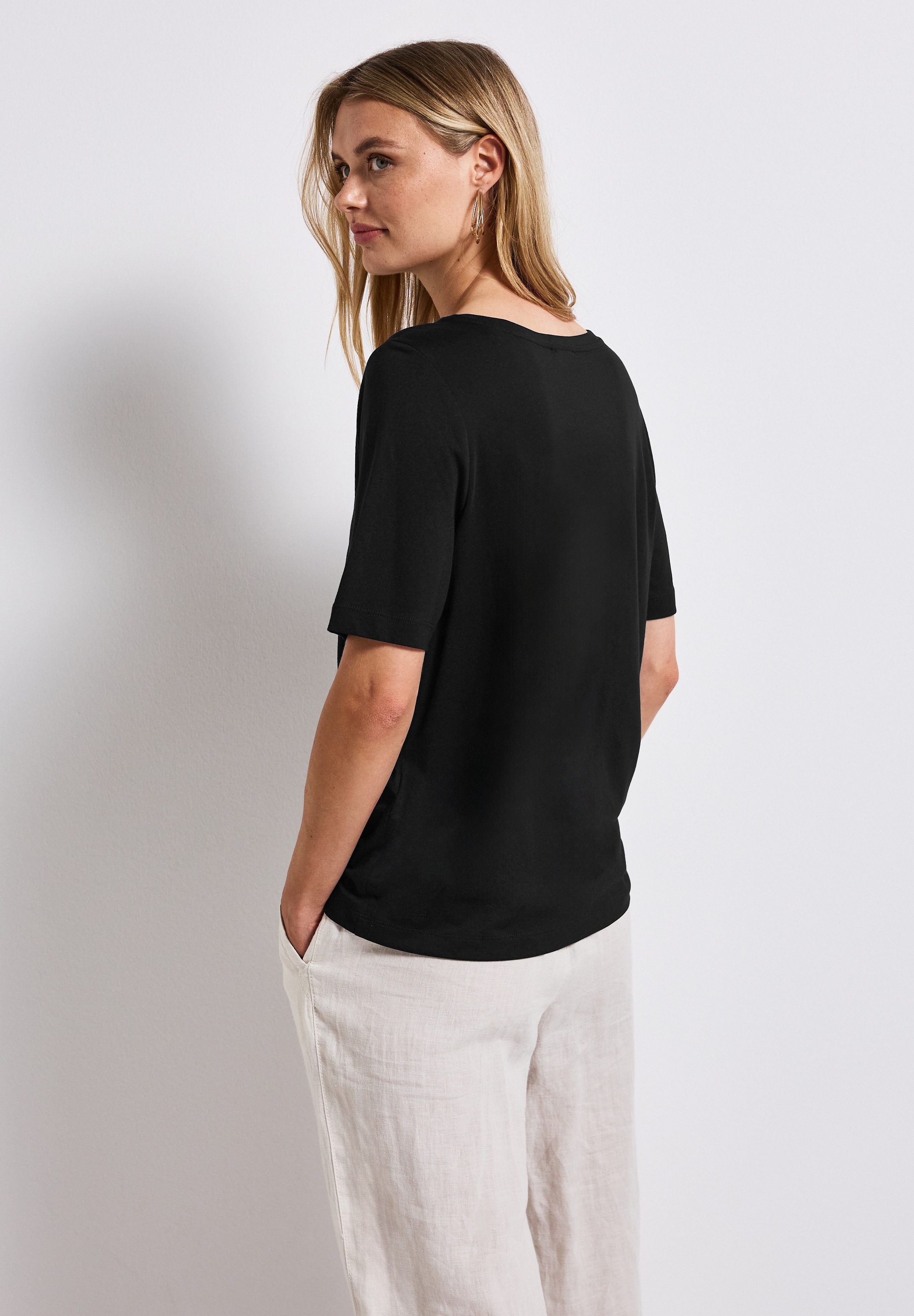 STREET ONE T-Shirt, mit Schriftzug