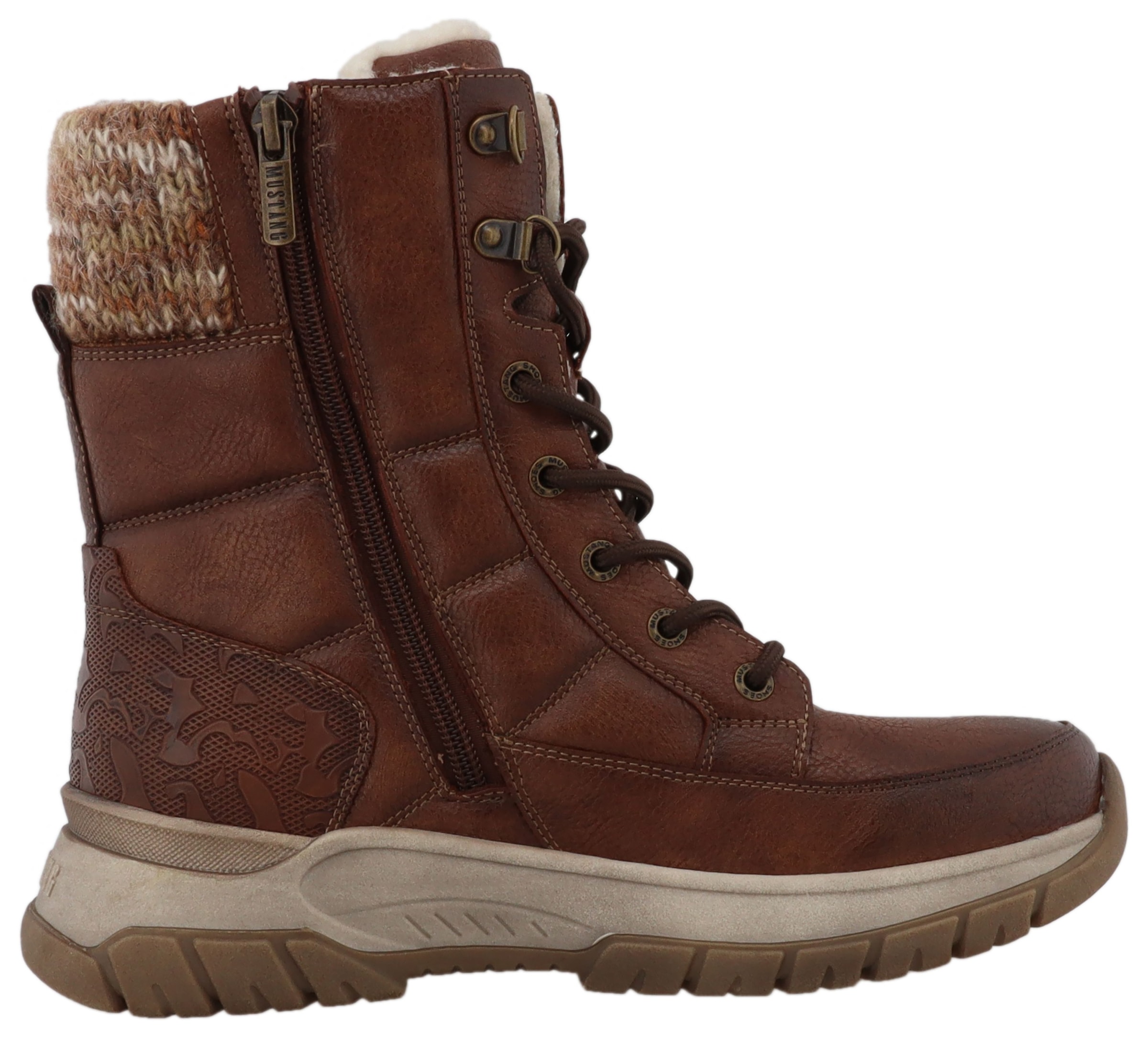 Mustang Shoes Winterboots »Raissa«  Schnürboots, Winterstiefel mit TEX-Membrane