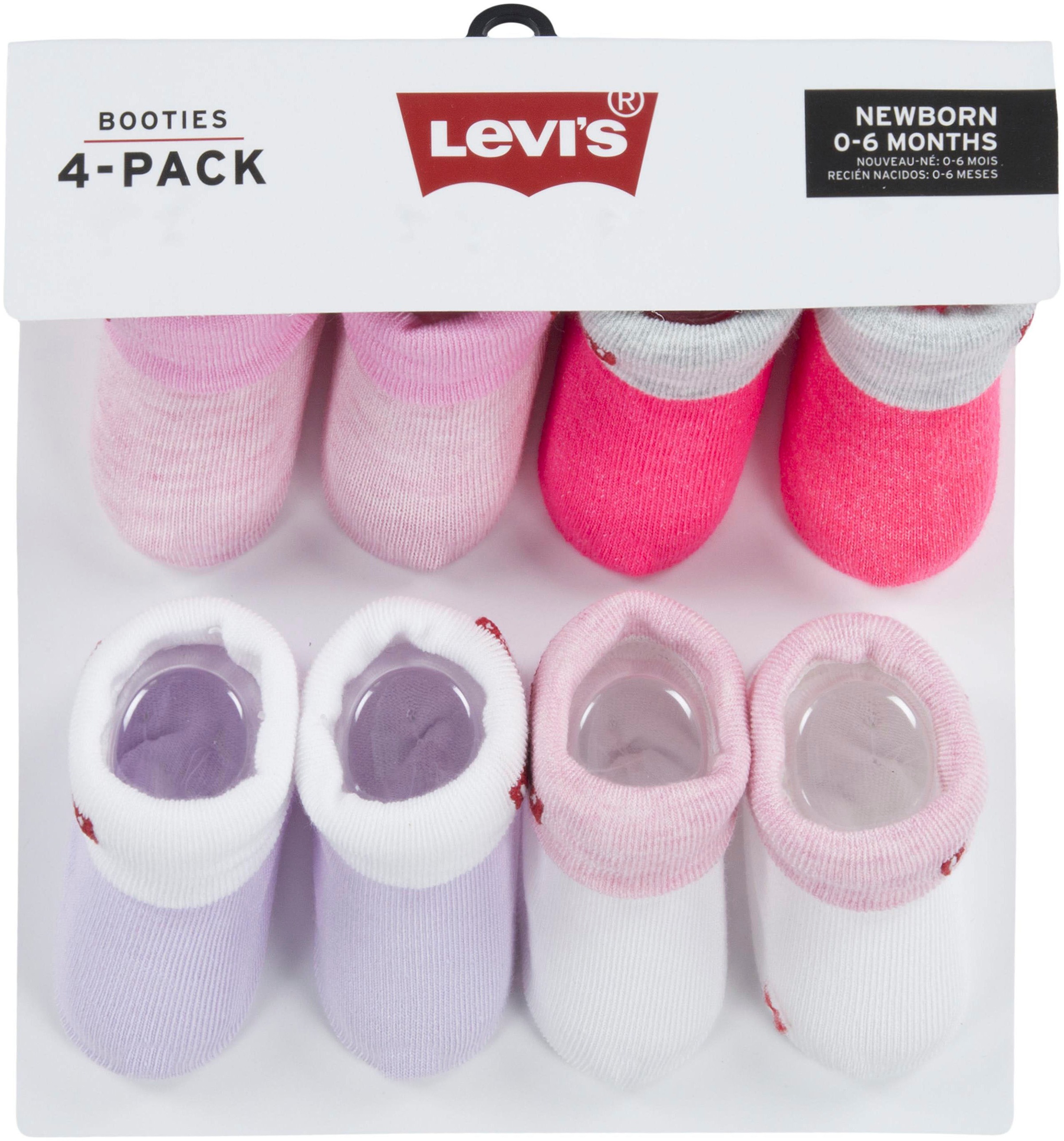 Levi's® Kids Socken »4PK Red Tab Bootie«, (8 Paar), UNISEX