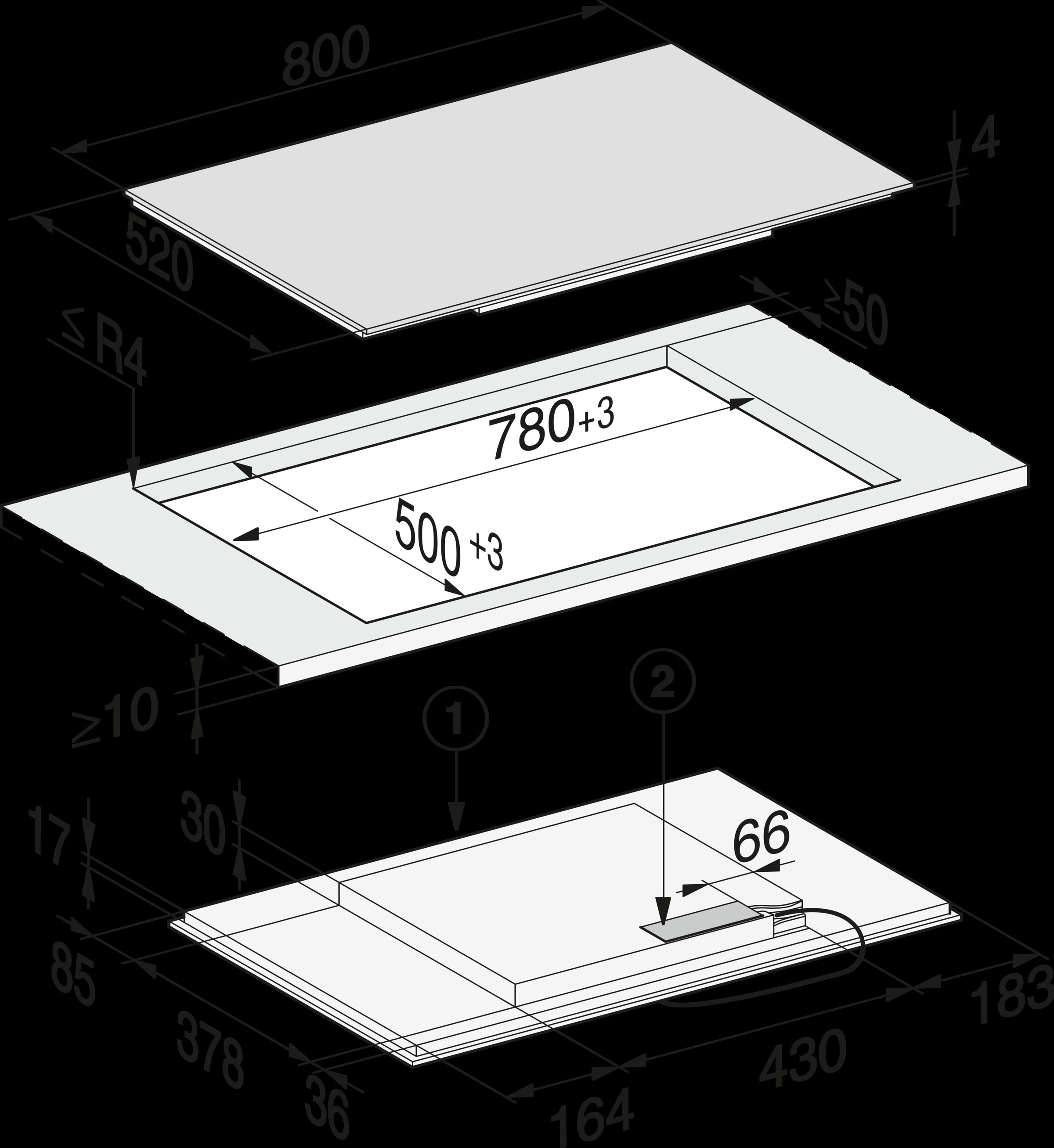 Miele Flex-Induktions-Kochfeld »KM 7474 FL 125 Edition«