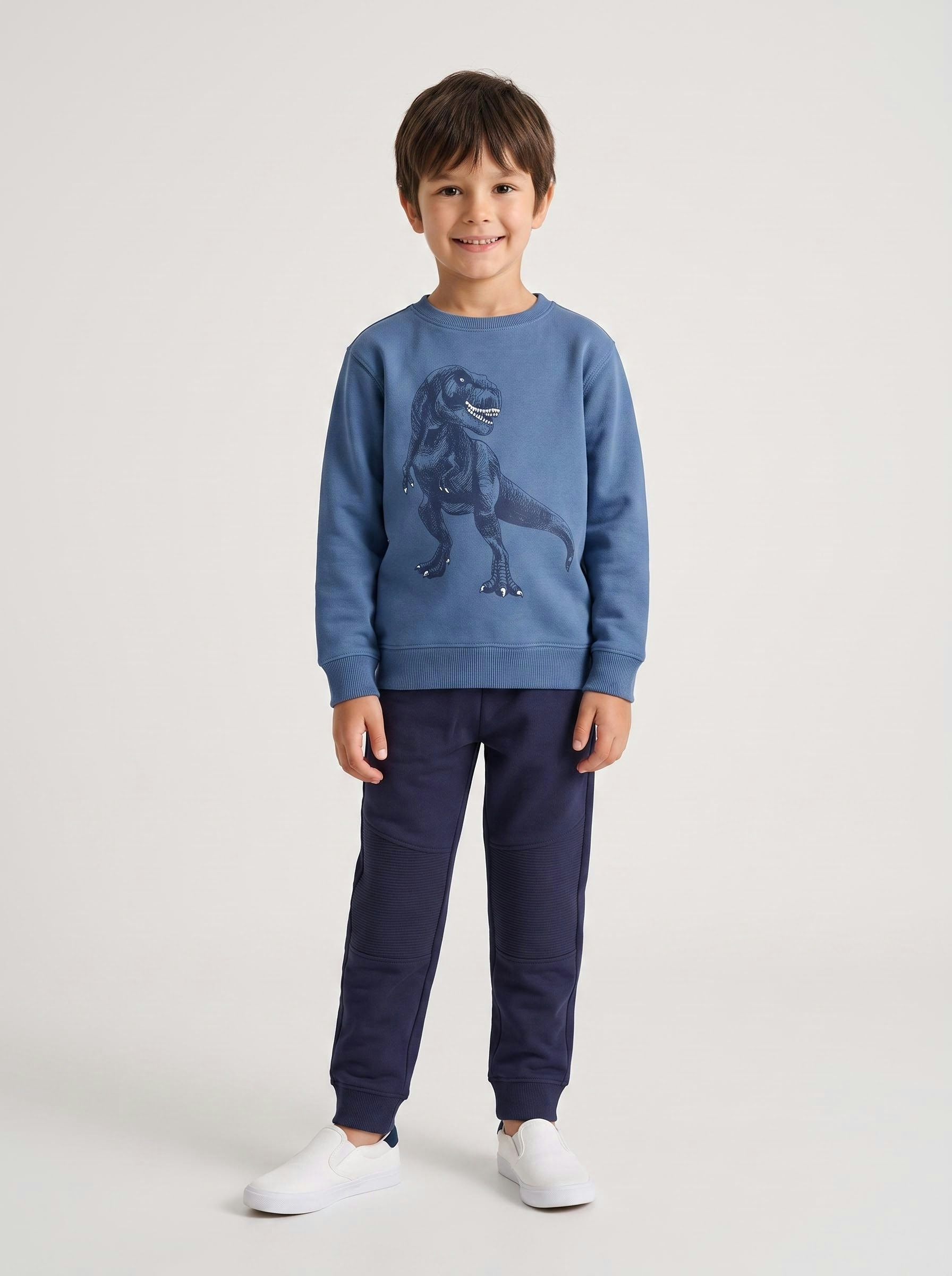 Blue Seven Sweatshirt , Baumwollmischung und tolles Dino-Motiv
