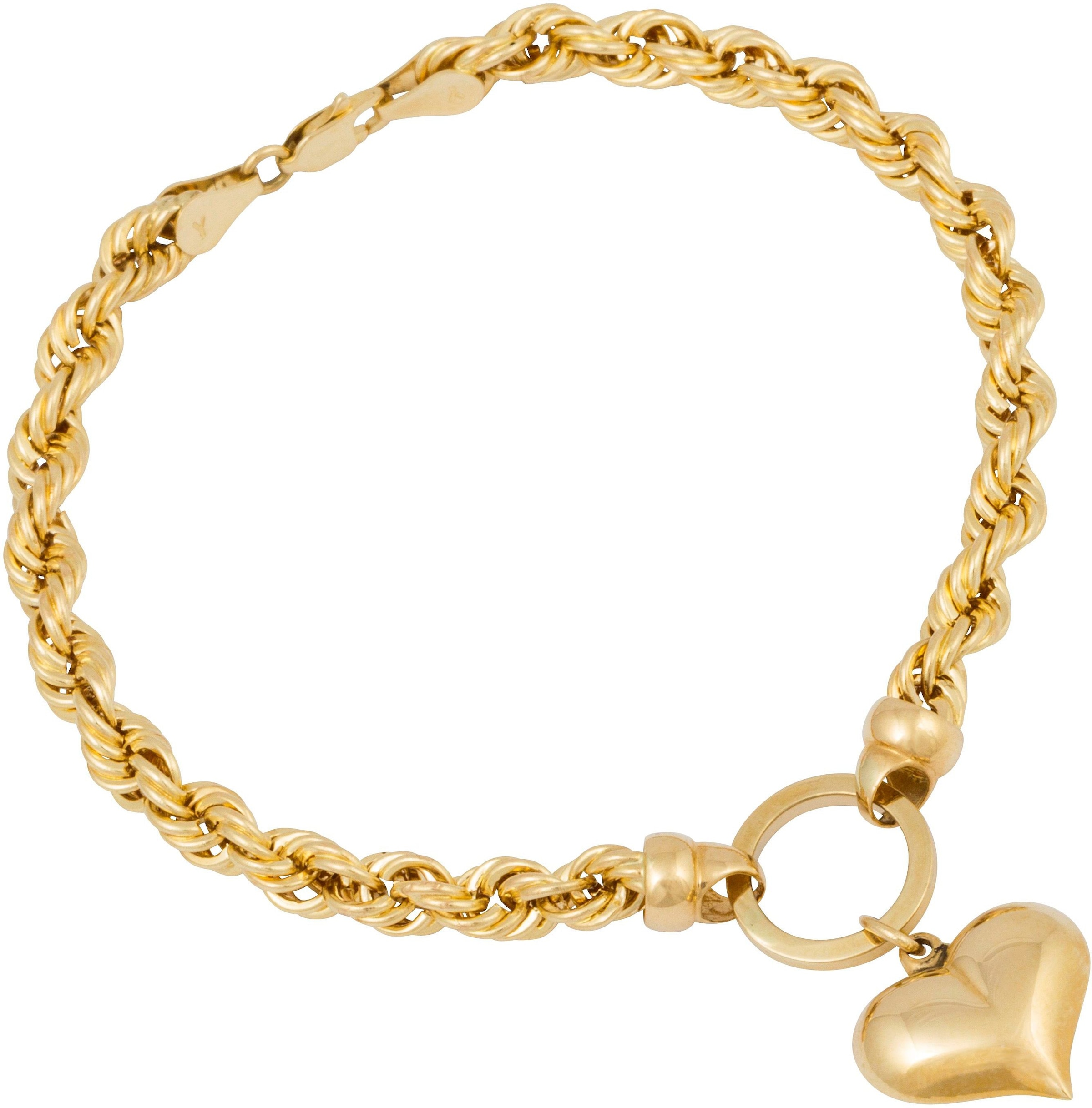 Firetti Armband »Schmuck Geschenk Gold 585 Armschmuck Armkette Kordelkette  \