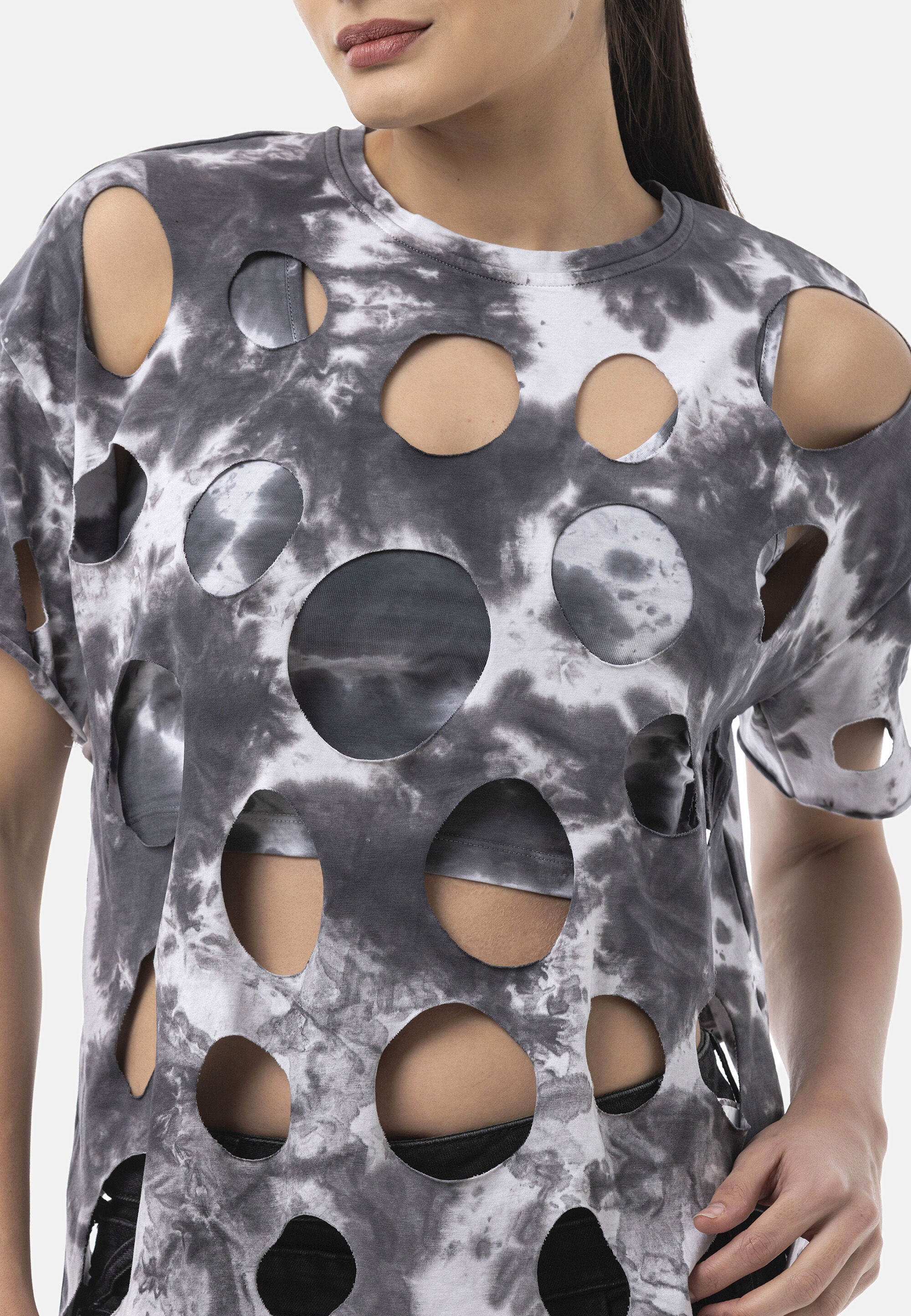 Cipo & Baxx T-Shirt »WT393« mit Cut-Out-Details