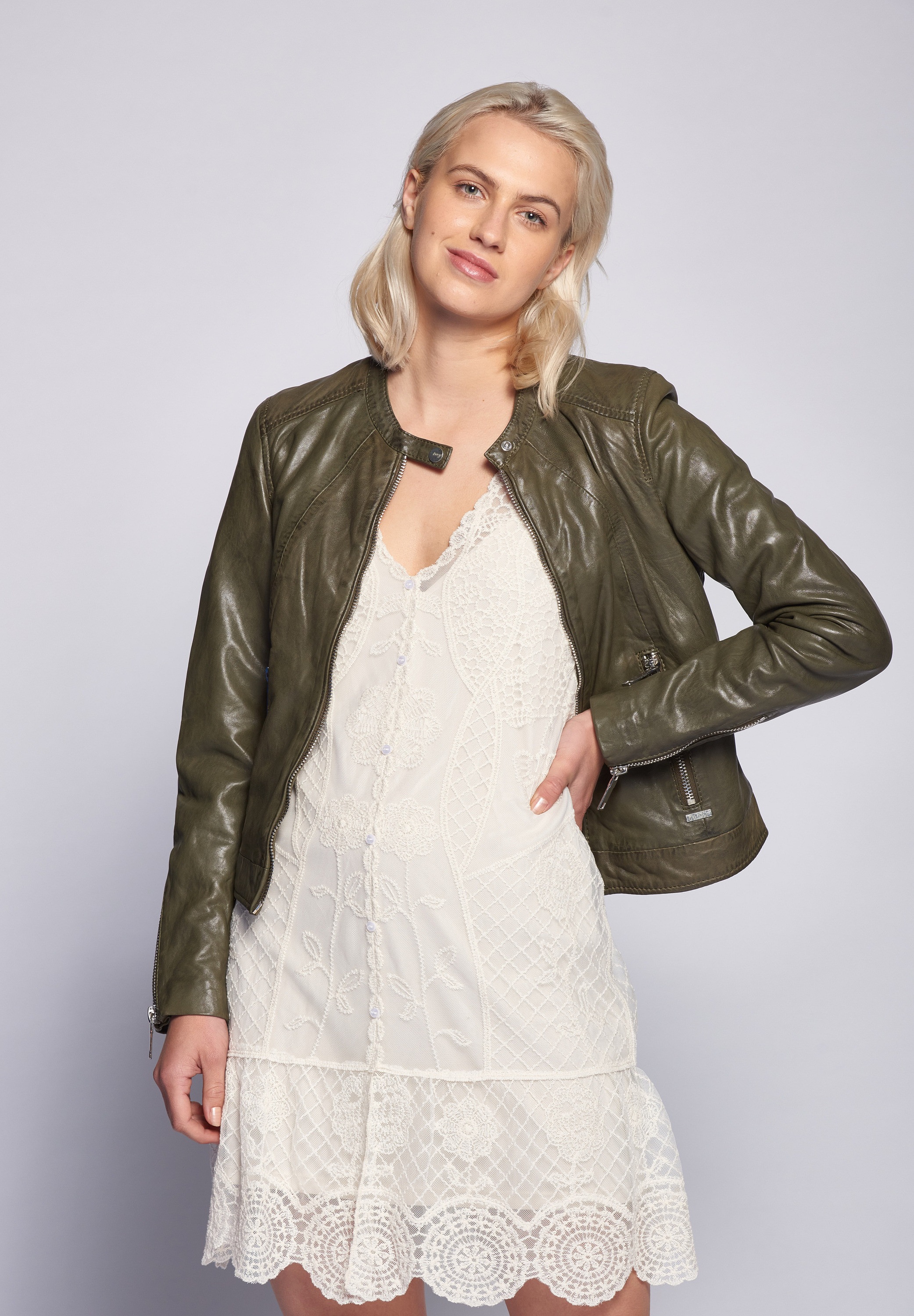 Maze Bikerjacke »Lederjacke«