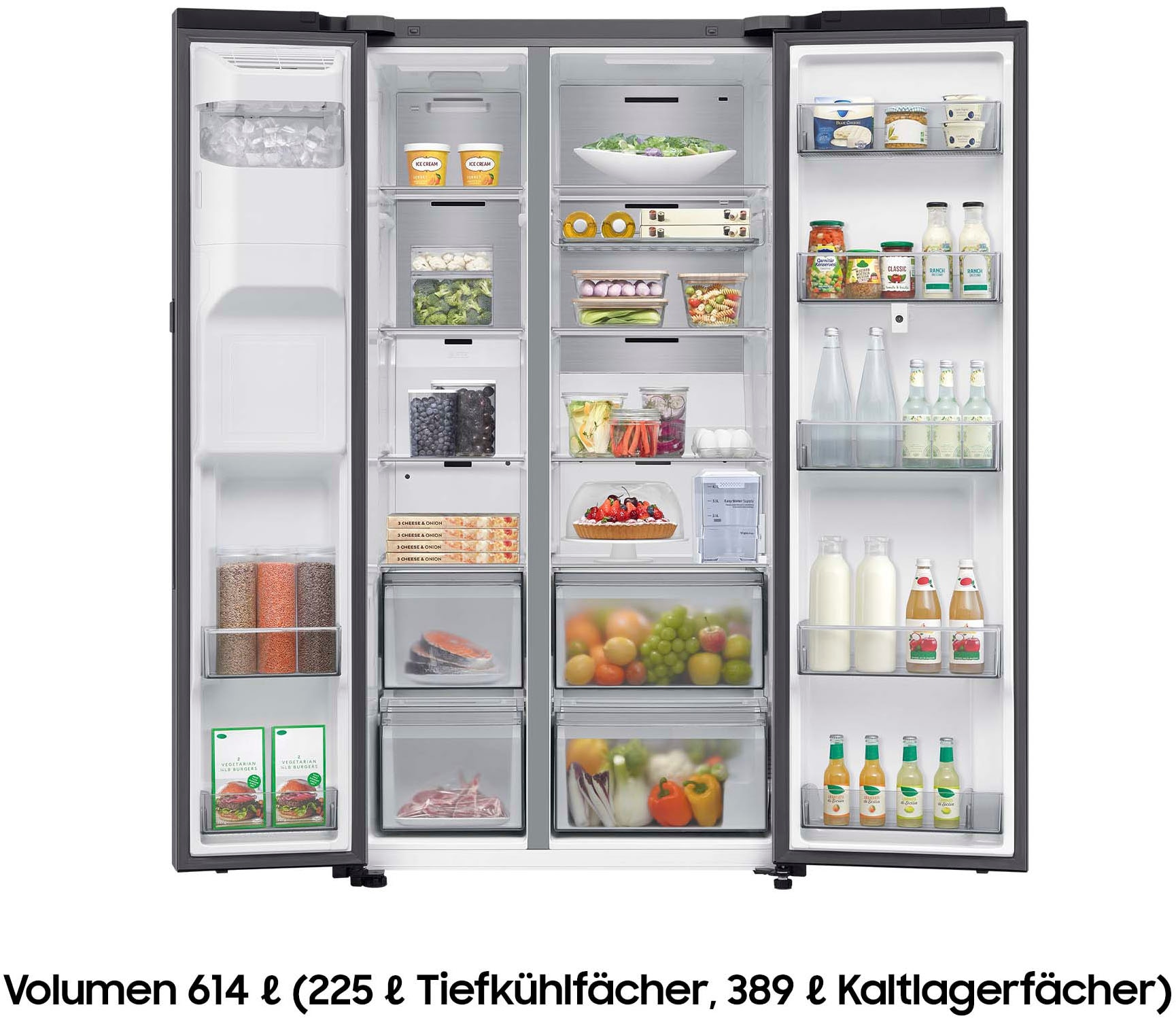 Samsung Side-by-Side RS97F »RS90F67BETEF« 178 cm hoch 91,2 cm breit