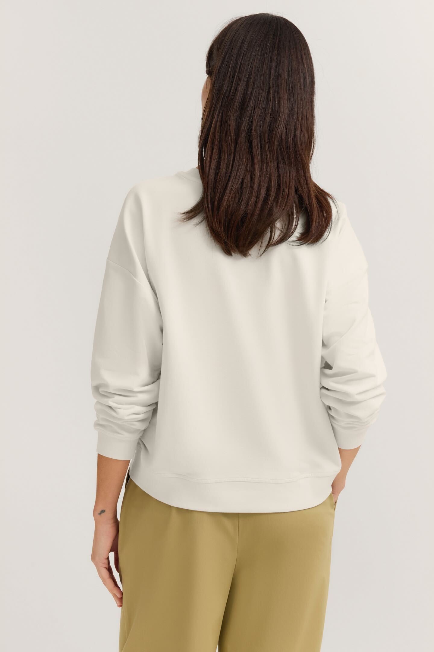 bugatti Sweatshirt »mit Print«, aus elastischer Baumwollqualität
