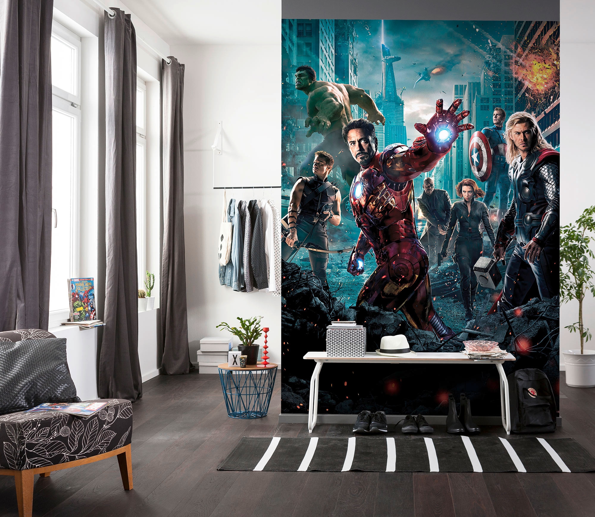 kaufen online Comic, »Avengers Fototapete 184x254 Komar cm Poster«, Höhe), (Breite 3 Kleister Jahren inklusive mit Movie | Garantie XXL x