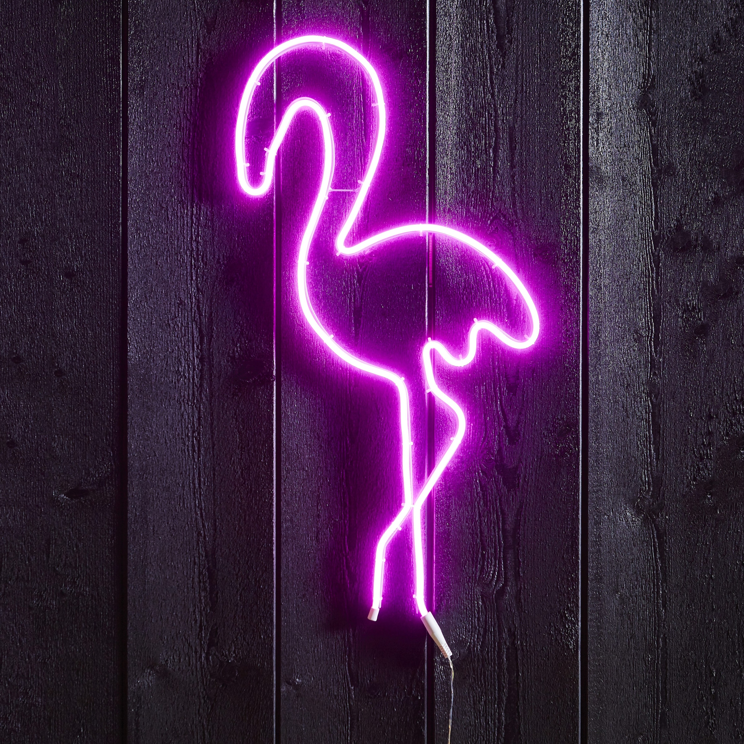 Parforce Traditional Hunting LED Dekofigur »Flat Neon LED Silhouette« LED-Board 1 Stk. pinkes Licht, flache Bauform, 5 m Zuleitung, Außentrafo inklusive