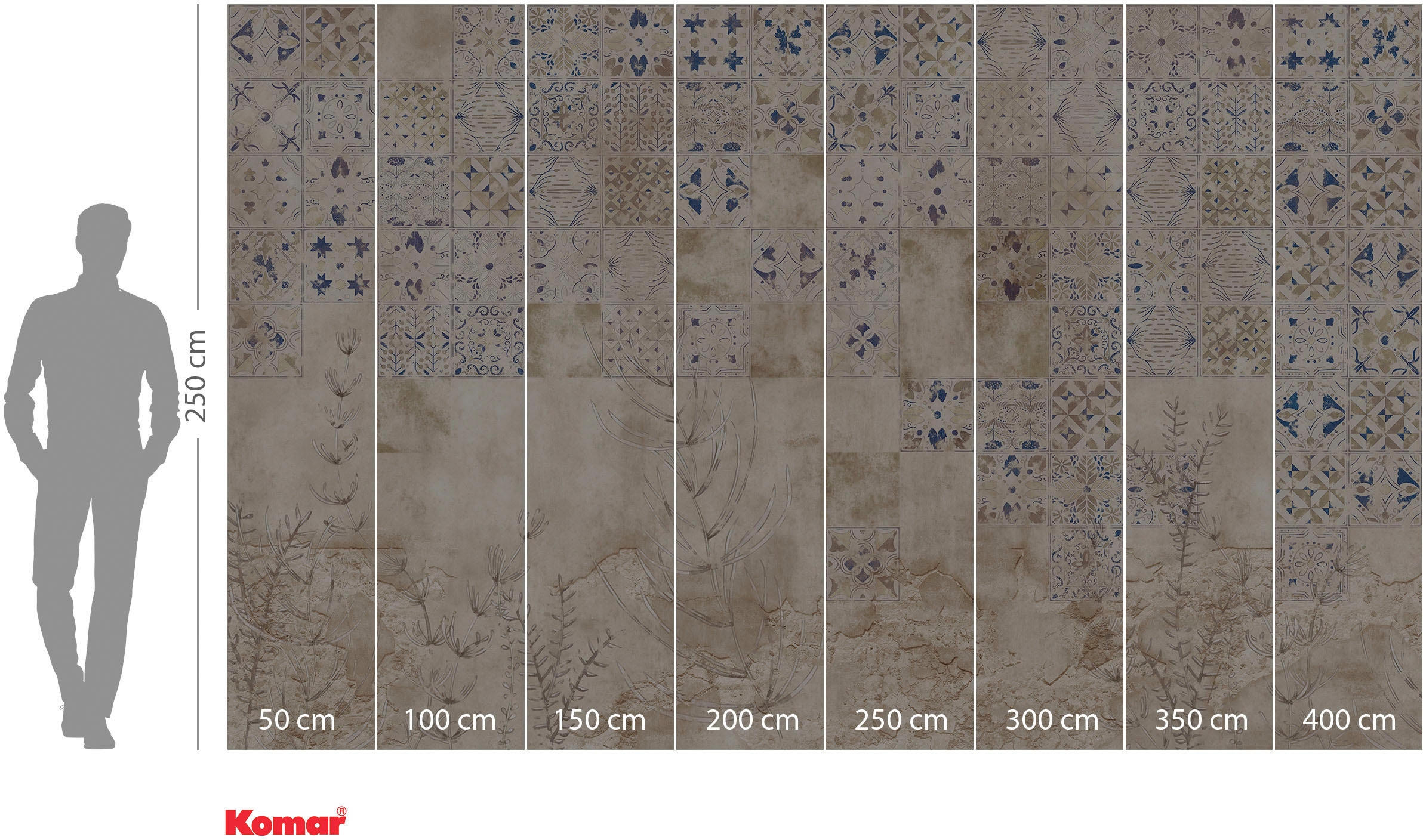 Komar Vliestapete »Digitaldruck Vlies -  Murmurous Marrakesh - Größe 400 x 250 cm« bedruckt glatt Wohnzimmer, Schlafzimmer