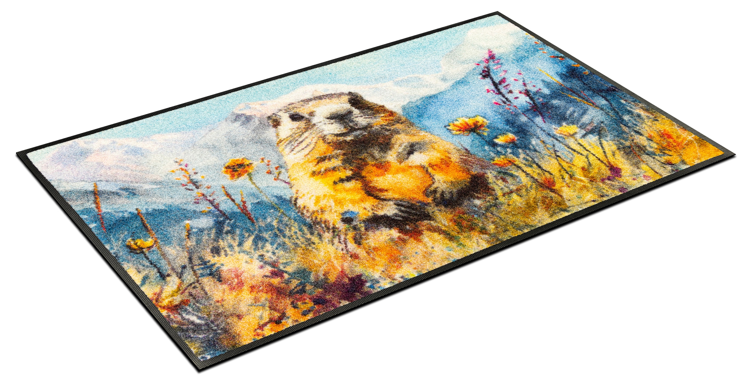 wash+dry by Kleen-Tex Fußmatte »Leander« rechteckig 7 mm Höhe waschbar und trocknergeeignet