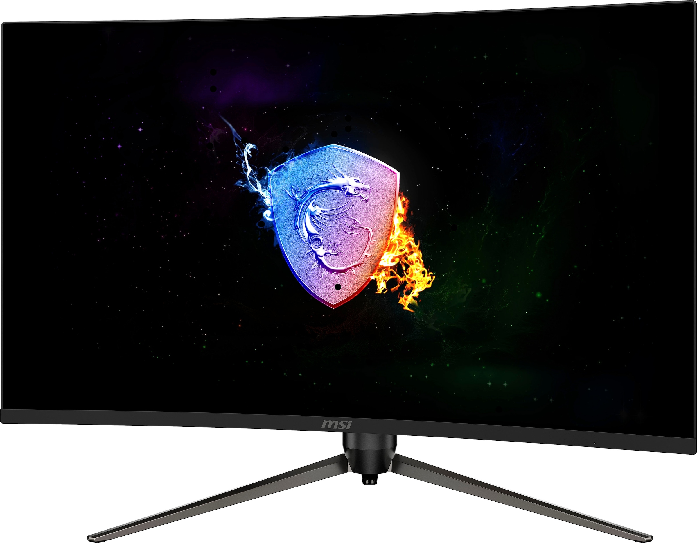 MSI Curved-Gaming-LED-Monitor »Optix AG321CQR«, 80 cm/32 Zoll, 2560 x 1440 px, WQHD, 1 ms Reaktionszeit, 165 Hz, höhenverstellbar, 3 Jahre Herstellergarantie