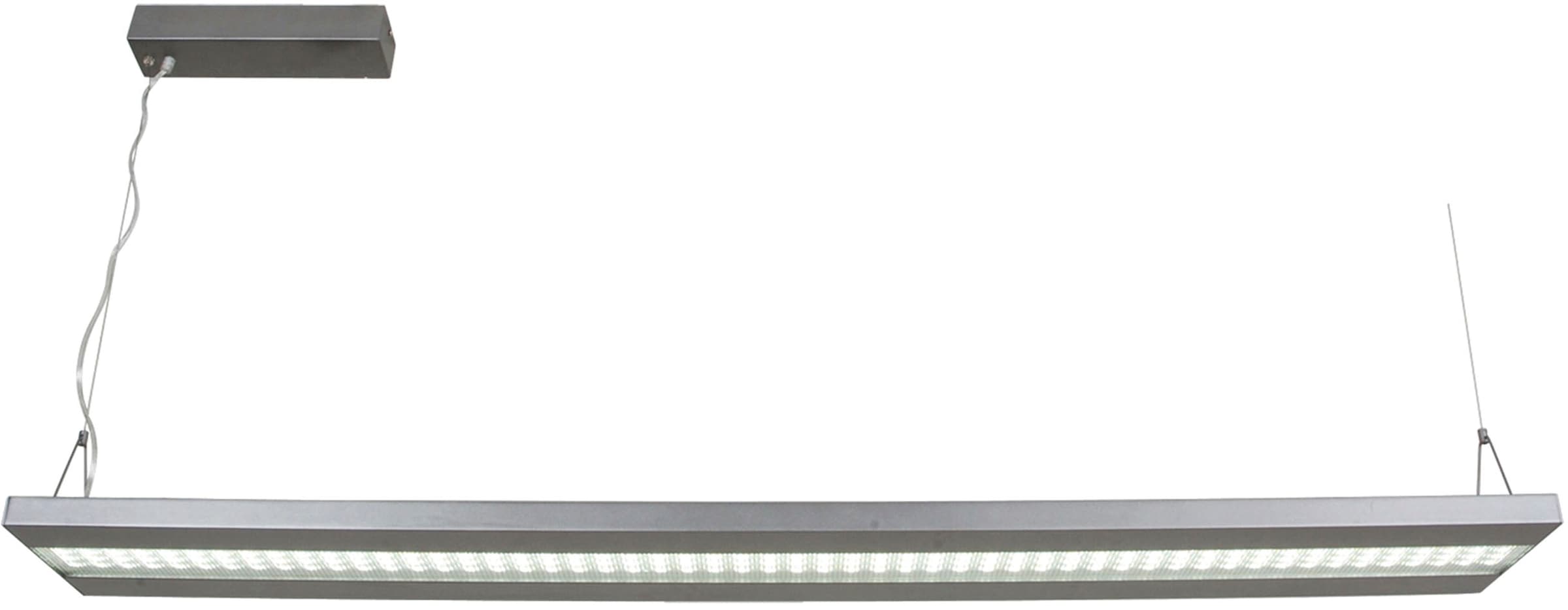 näve LED Pendelleuchte »Bennet«, 1 kaufen mit L: Garantie flammig-flammig, B: Büro/Arbeitszimmer Lichtfarbe silber 30cm kaltweiß XXL 80cm Jahren 3 | online