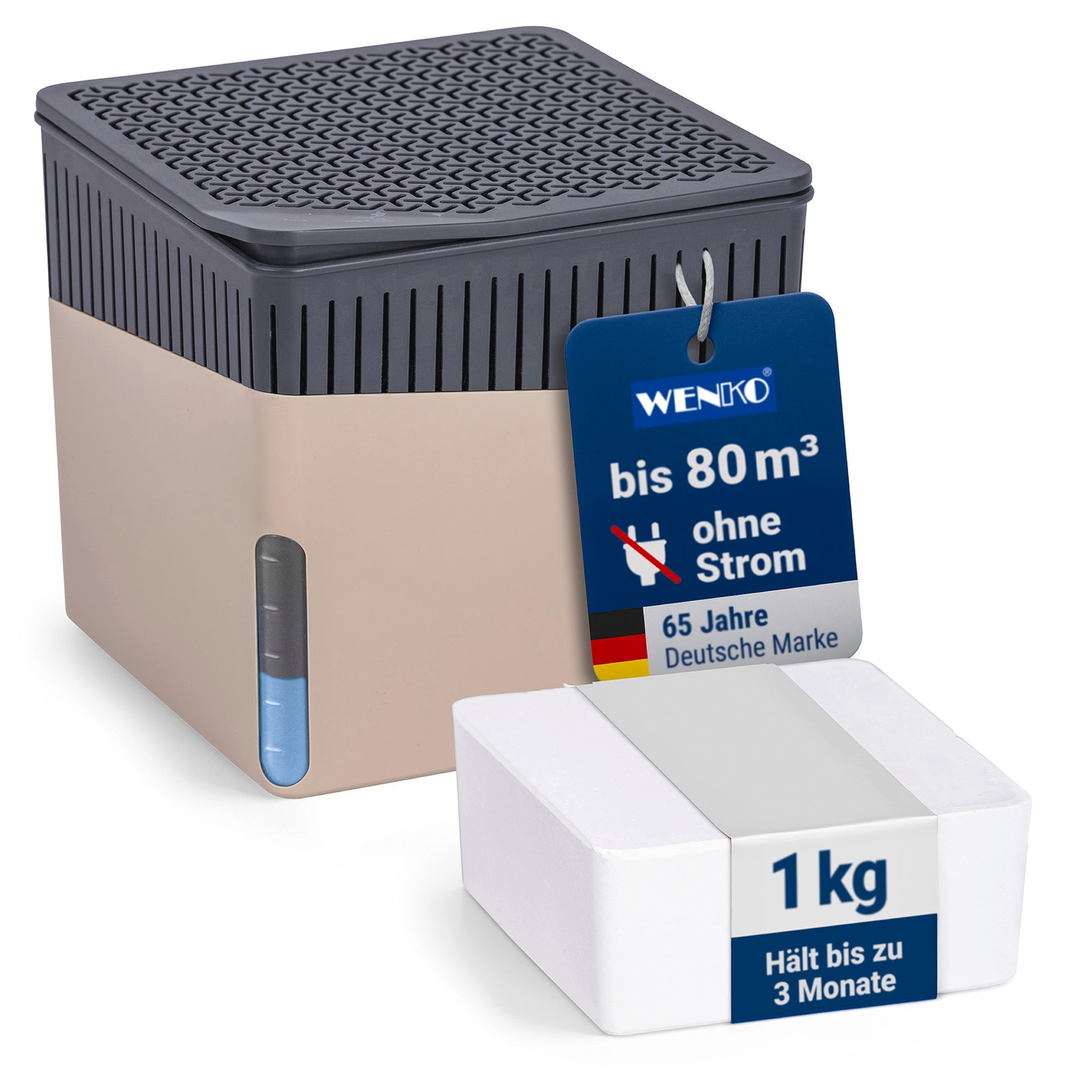WENKO Luftentfeuchter »Cube« für 80 m³ Räume 1000 g