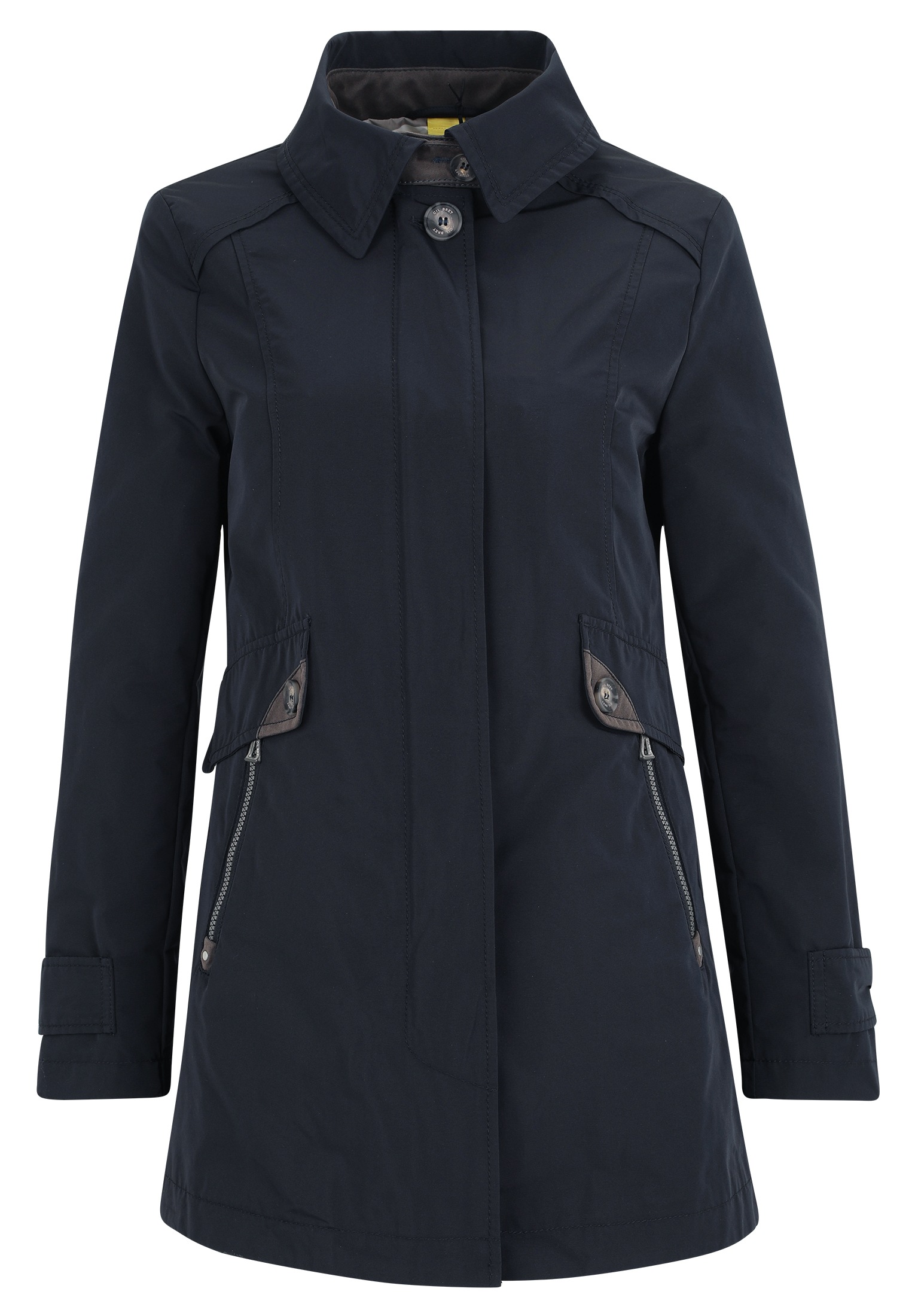 Gil Bret Outdoorjacke, ohne Kapuze, mit Rückenschlitz mit Reißverschluss