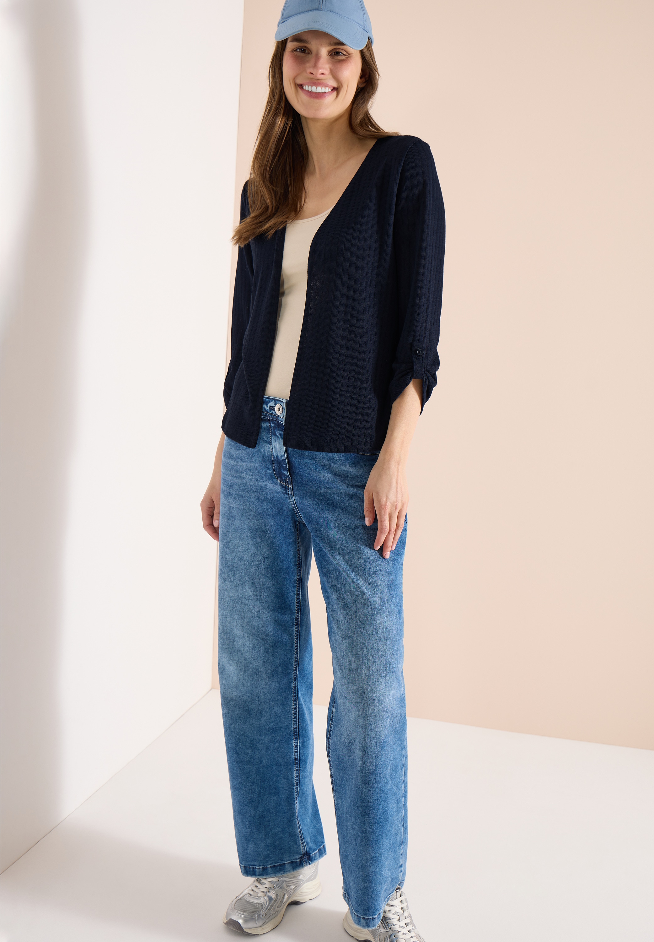 Cecil Shirtjacke mit Turn-Up-Detail