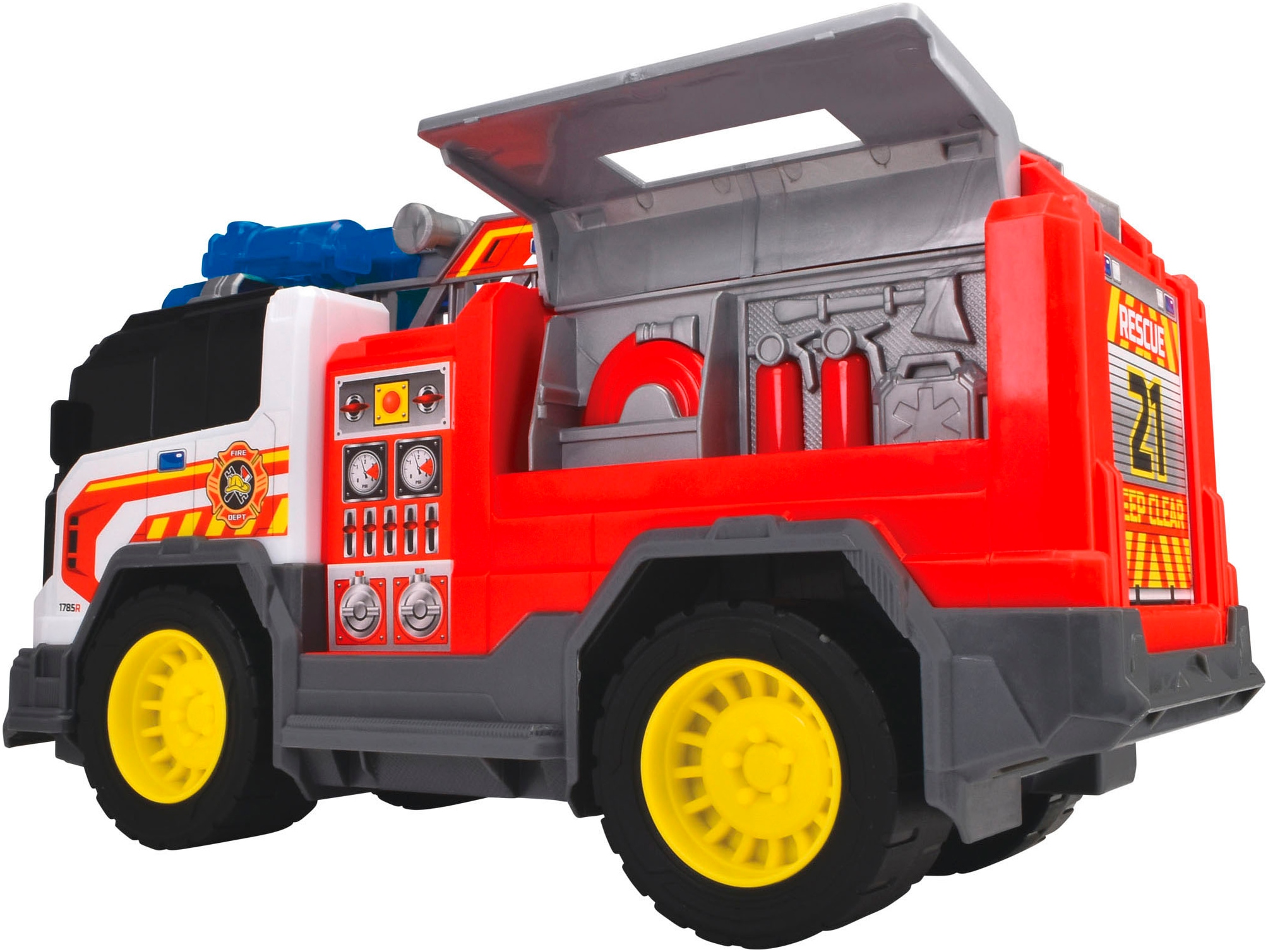 Dickie Toys Spielzeug-Feuerwehr »Fire Rescue Unit«, mit Licht und Sound