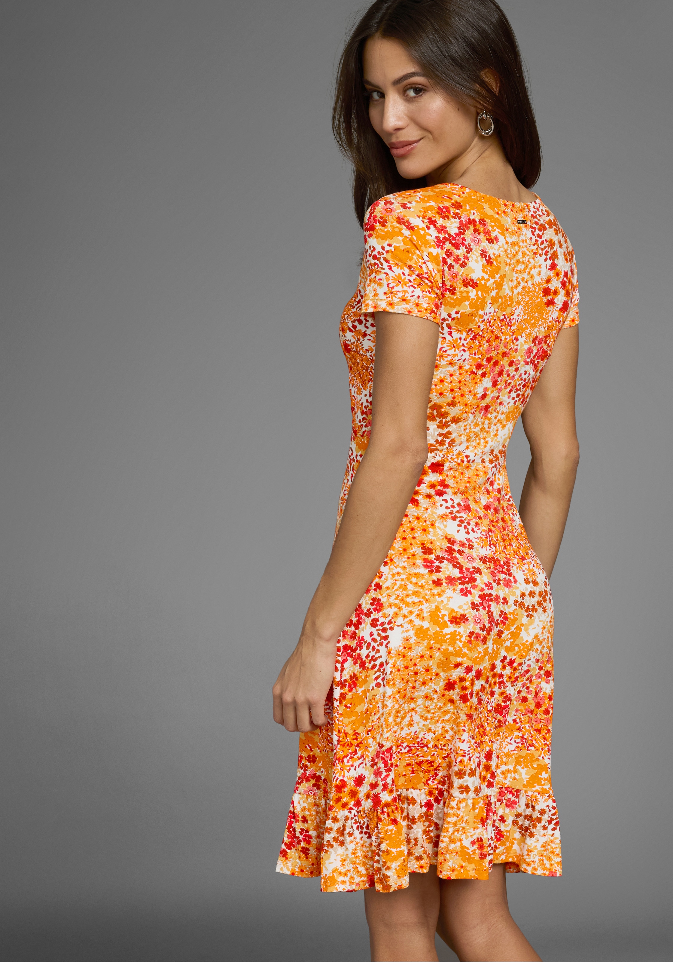 Laura Scott Sommerkleid, sportlich-feminines Skaterkleid, Mini-Länge