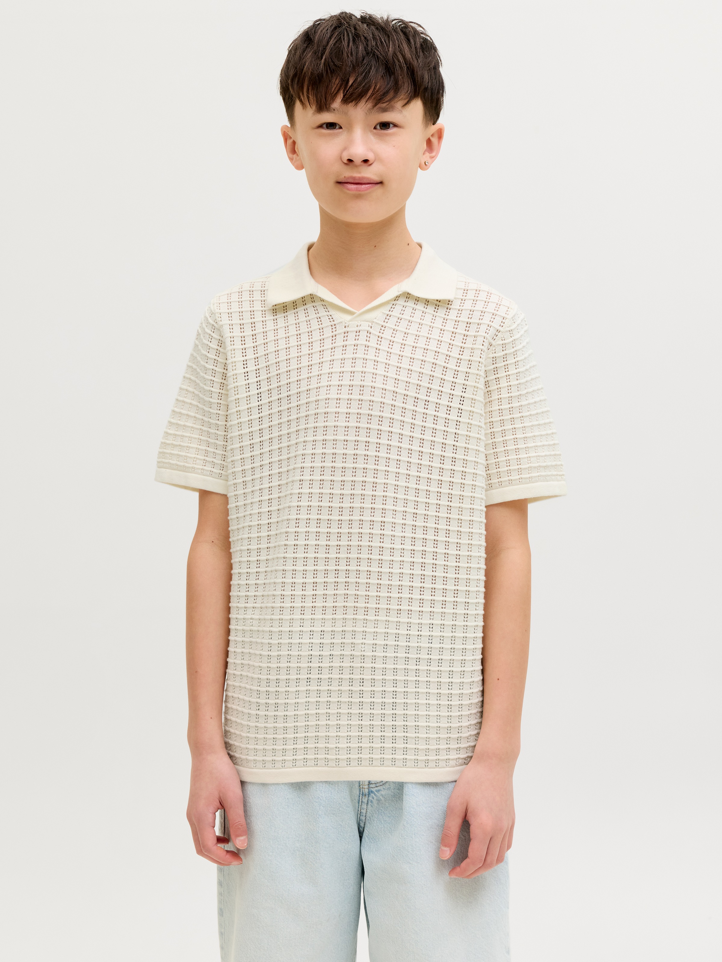 Jack & Jones Junior Polokragenpullover »JORNANTUCKET SPLIT NECK POLO JNR«