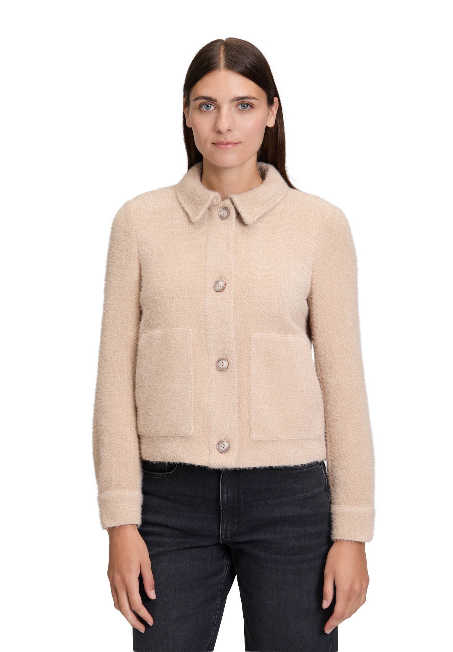 Cartoon Jackenblazer »Casual-Jacke mit aufgesetzten Taschen«
