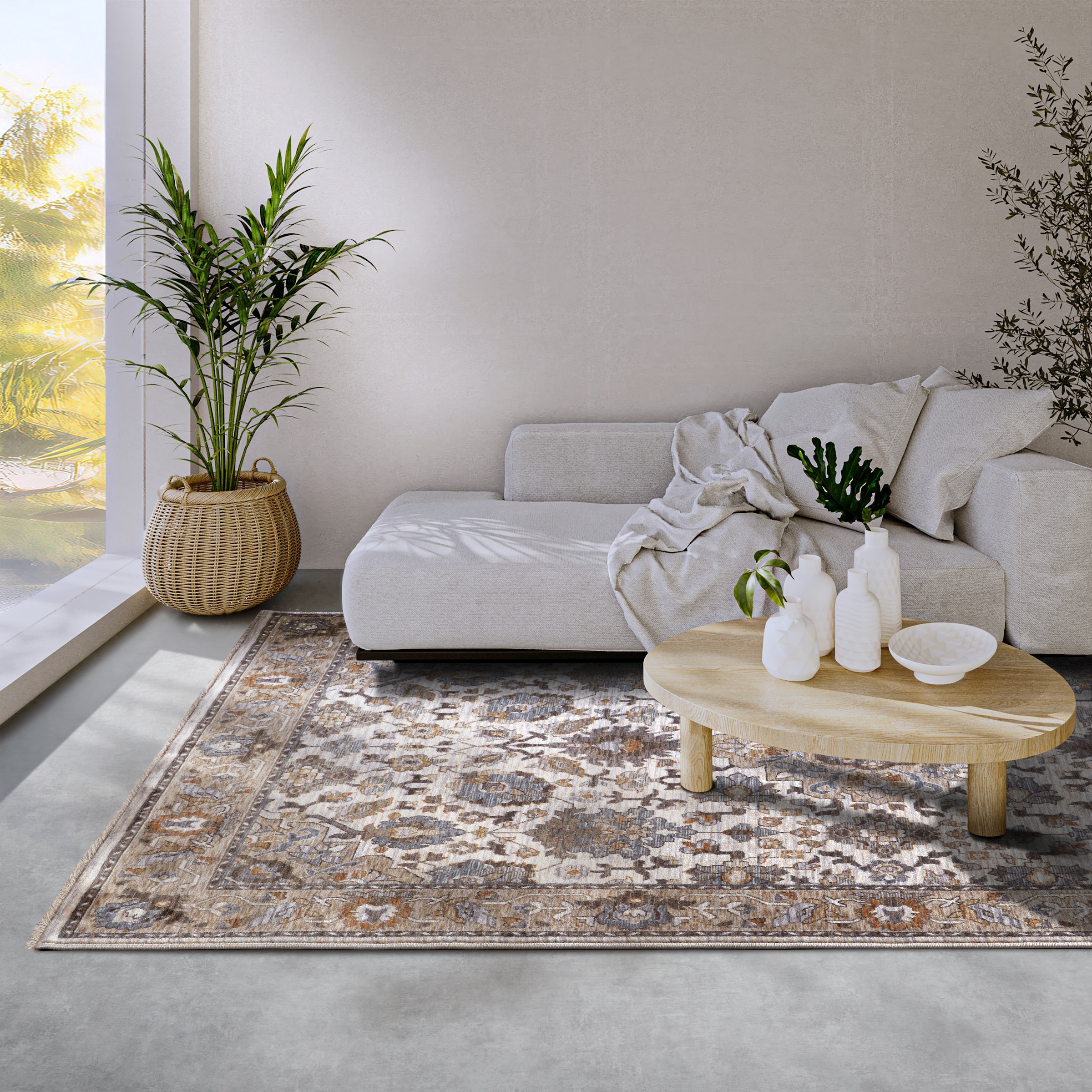 Villeroy & Boch Teppich »Egon«, rechteckig, 7 mm Höhe, Orientalisch, Fransen, Läufer, Wohnzimmer, Schlafzimmer, Klassisch