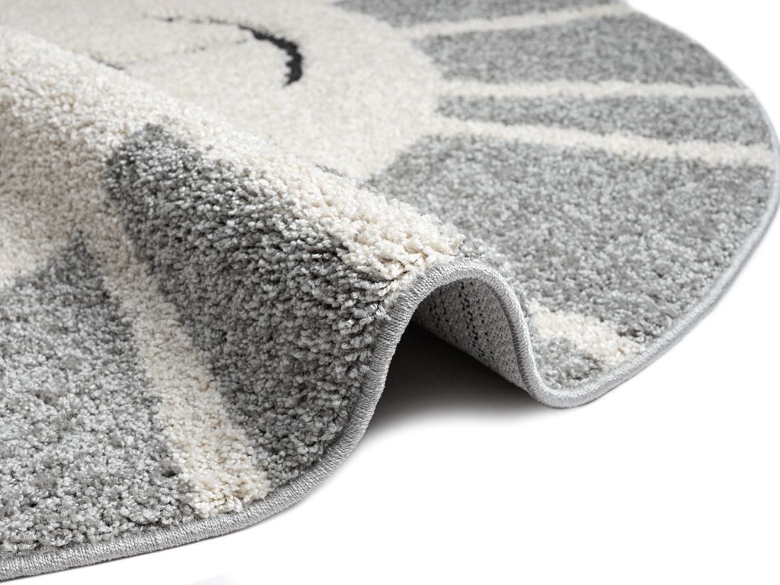 the carpet Teppich »Lou«, rund, 20 mm Höhe, Kinderzimmer Teppich strapazierfähig und pflegleicht