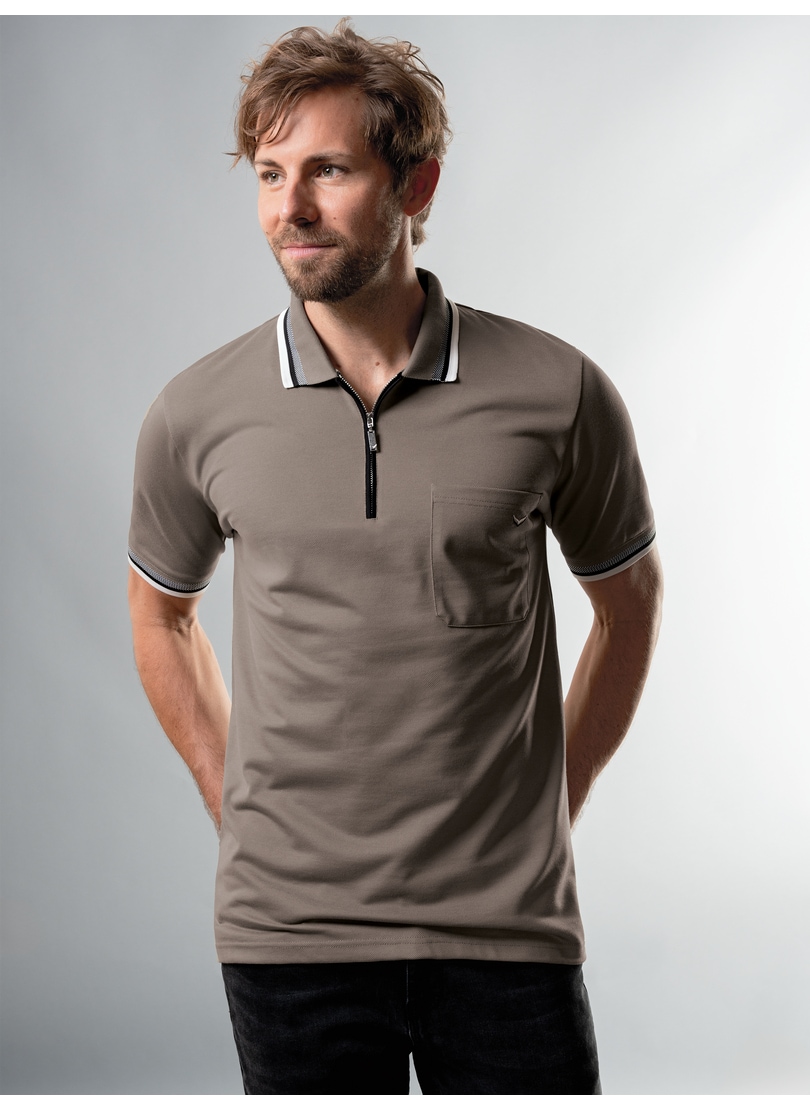 Trigema Poloshirt »TRIGEMA Poloshirt mit Reißverschluss«