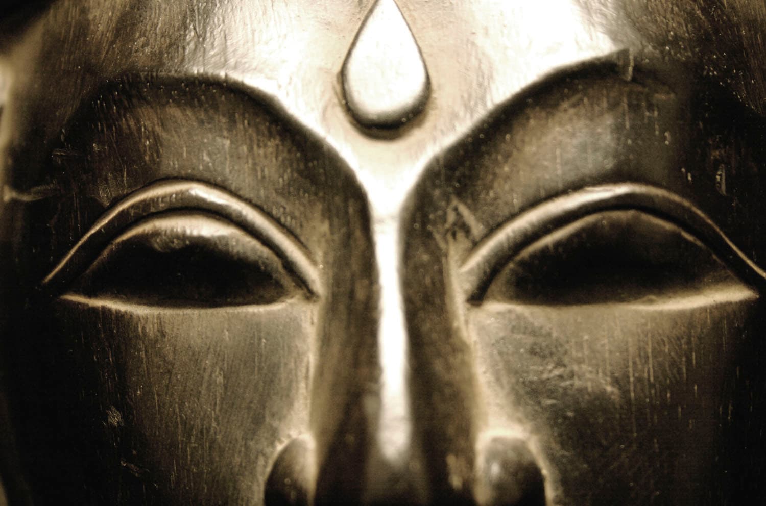 queence Acrylglasbild »Elron«, Gesicht-Buddhismus-Bangkok-Mode-Fashion-Spirituelle Bilder, (1 St.), Fine Art-Print in Galeriequalität