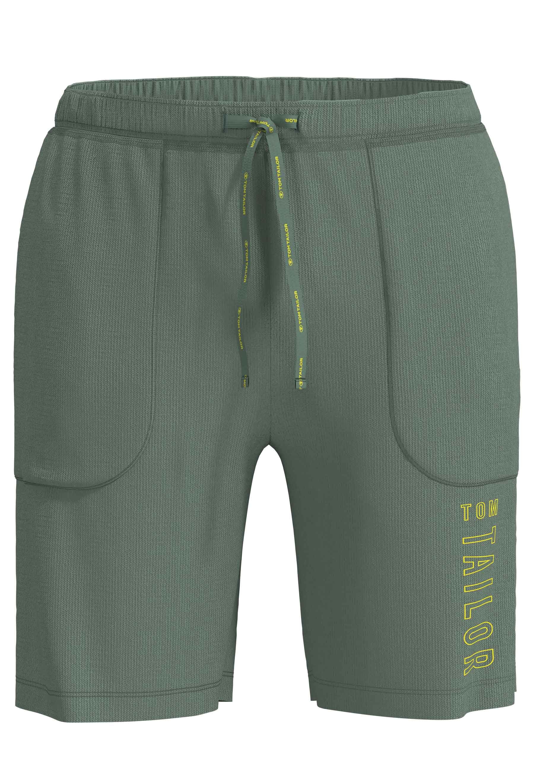 TOM TAILOR Bermudas  Single Jersey Material, lockerer Look