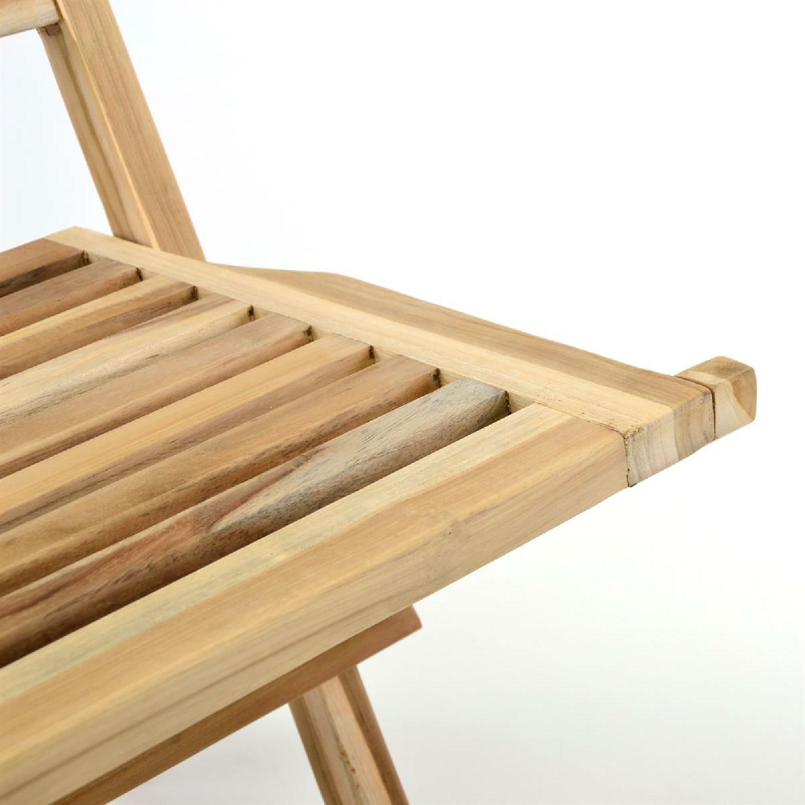 VCM Gartenstuhl »Gartenstuhl klappbarer Klappstuhl Holz Teak« ()