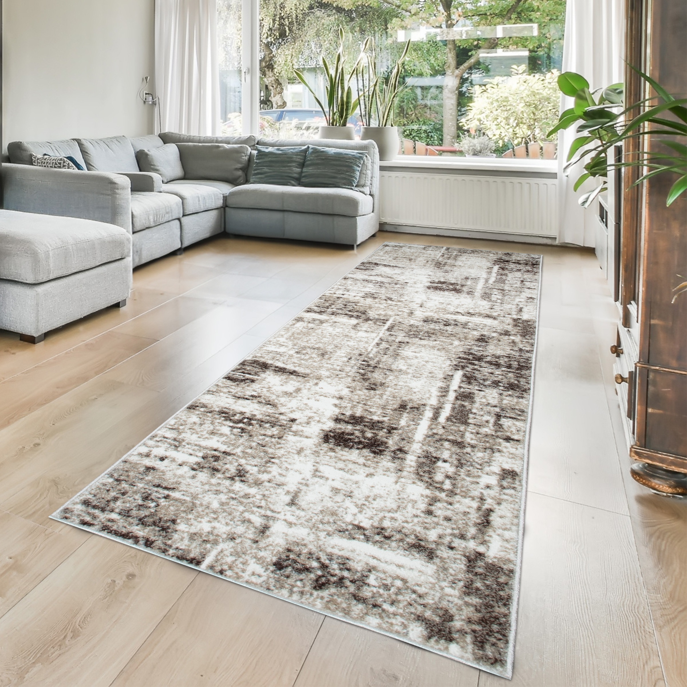 my home Läufer »Salsa«, rechteckig, 9 mm Höhe, mit besonders weichem Flor, Kurzflor, im Vintage-Look, dichte Qualität