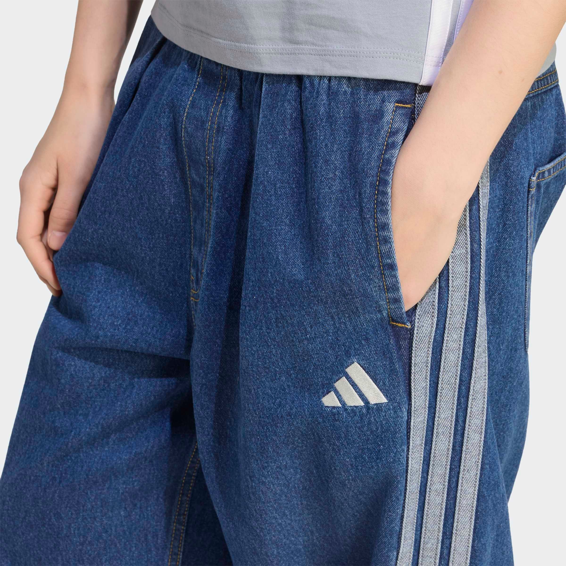 adidas Sportswear Sporthose »STADIUM, LOCKERE PASSFORM, VERWASCHENE OPTIK«  mit lockerer Passform, aus Baumwolle